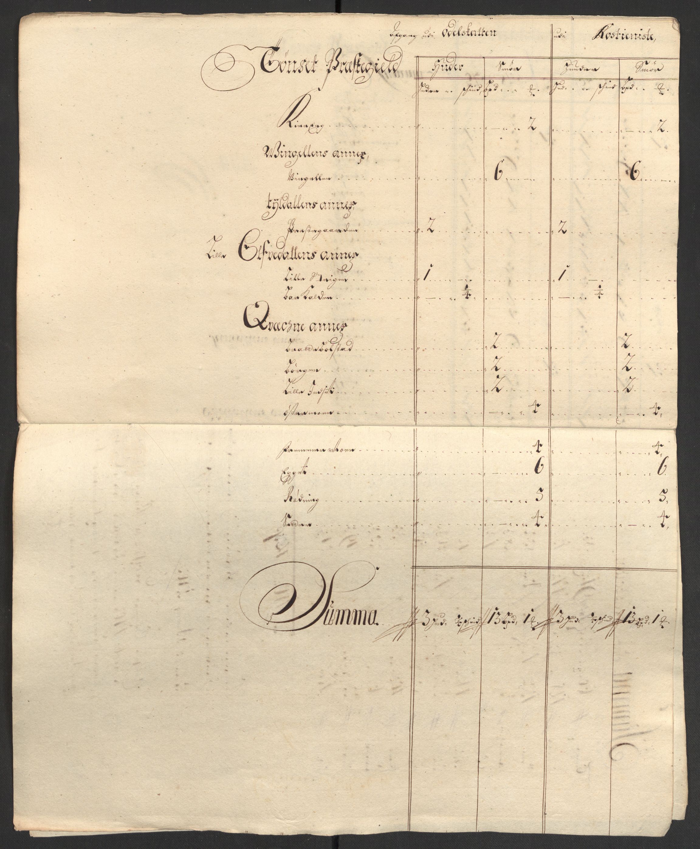 Rentekammeret inntil 1814, Reviderte regnskaper, Fogderegnskap, AV/RA-EA-4092/R13/L0840: Fogderegnskap Solør, Odal og Østerdal, 1702, s. 277