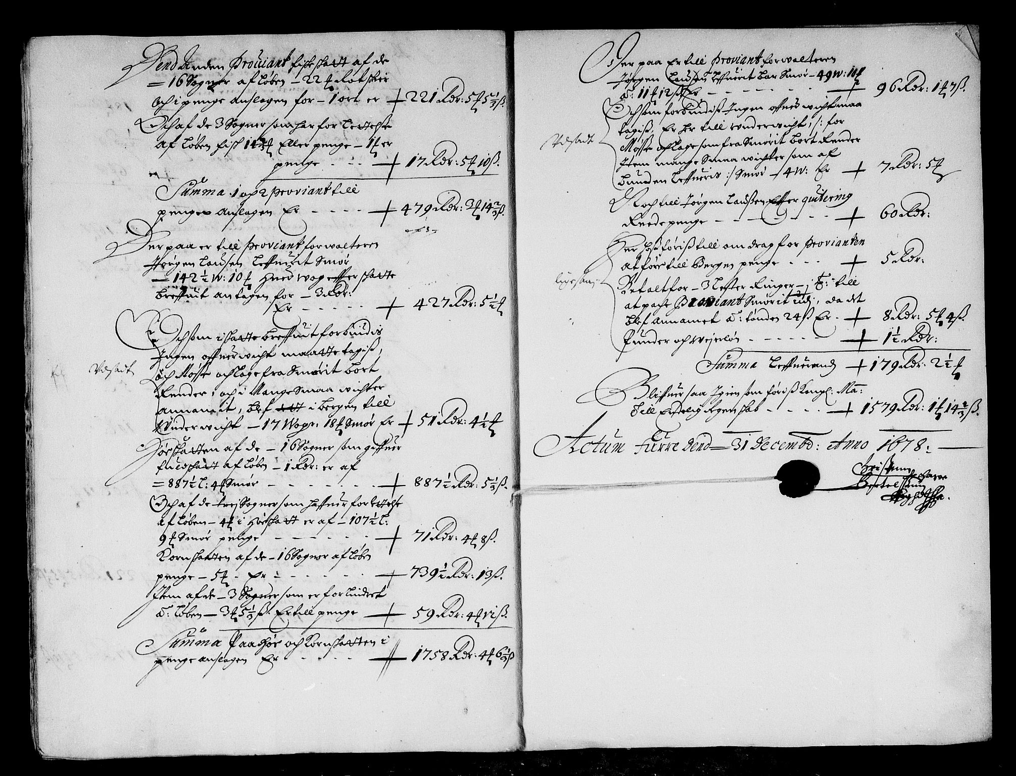 Rentekammeret inntil 1814, Reviderte regnskaper, Stiftamtstueregnskaper, Bergen stiftamt, AV/RA-EA-6043/R/Rc/L0053: Bergen stiftamt, 1678-1679