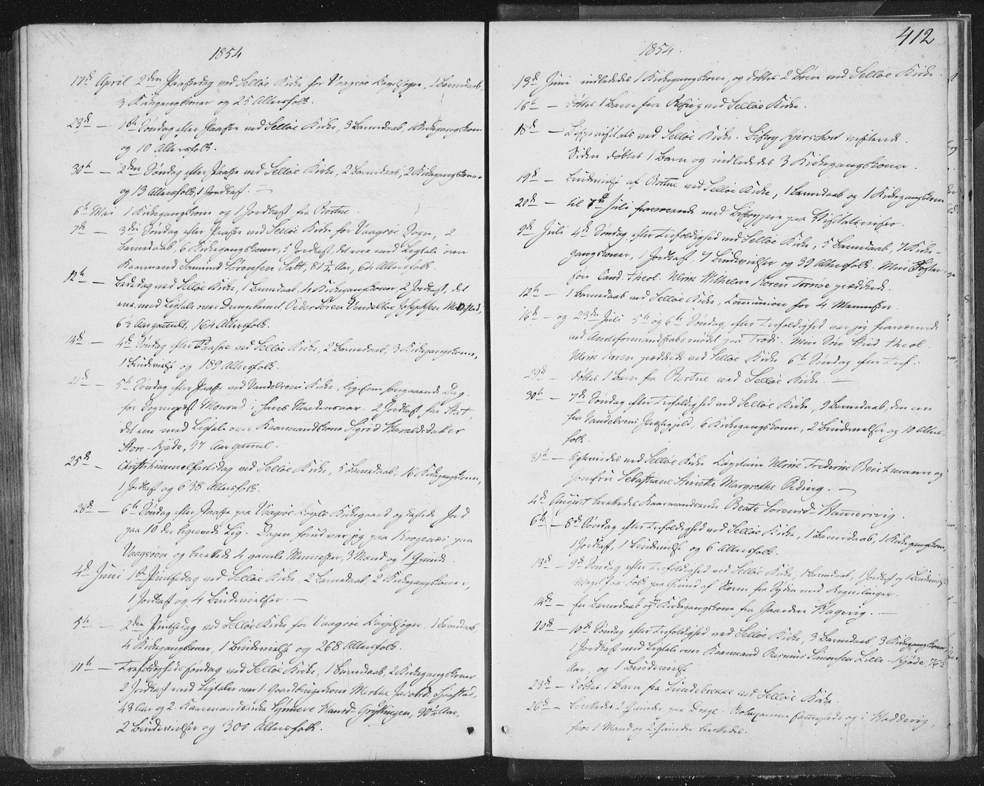 Selje sokneprestembete, AV/SAB-A-99938/H/Ha/Haa/Haaa: Ministerialbok nr. A 10, 1844-1858, s. 412