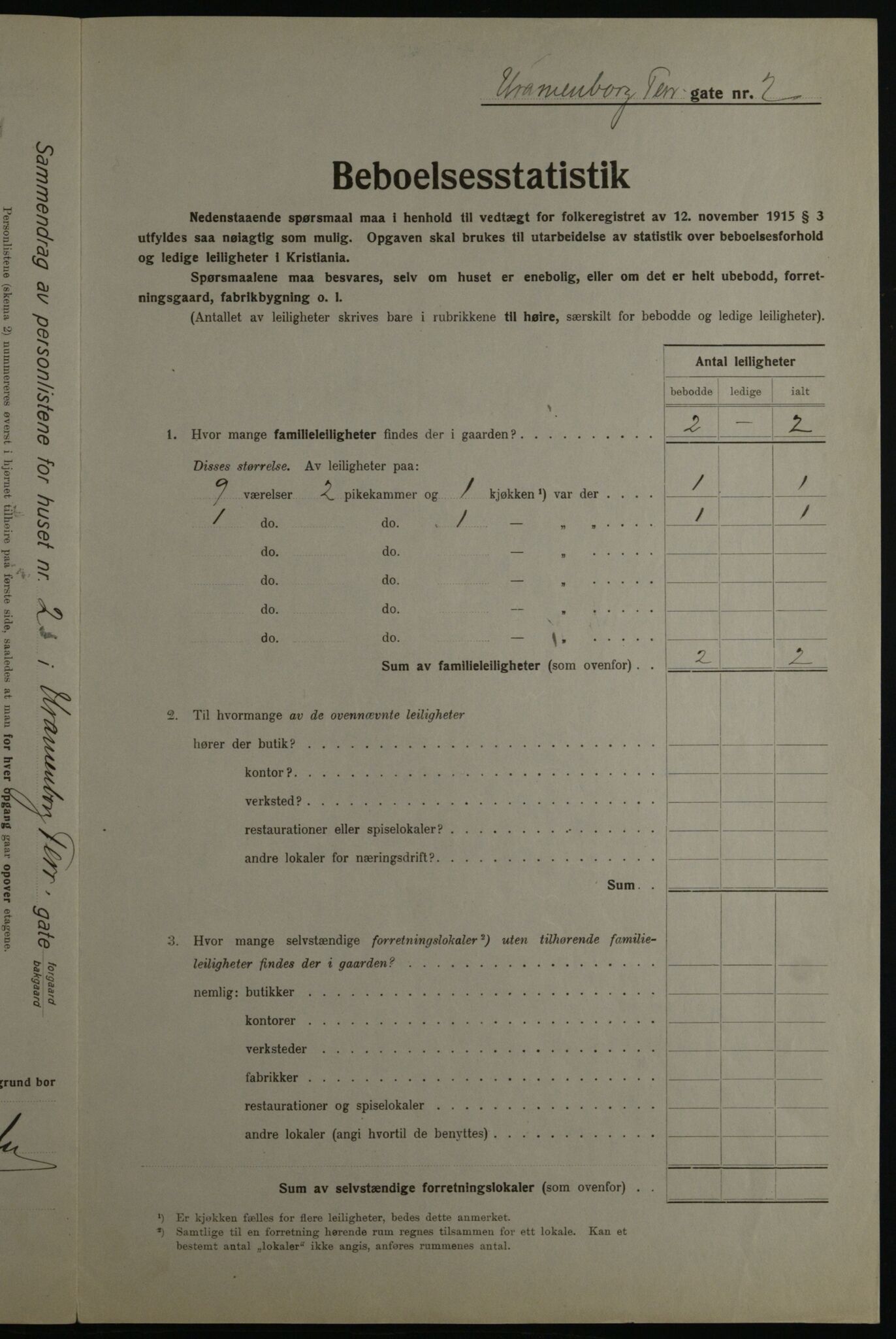 OBA, Kommunal folketelling 1.12.1923 for Kristiania, 1923, s. 132892