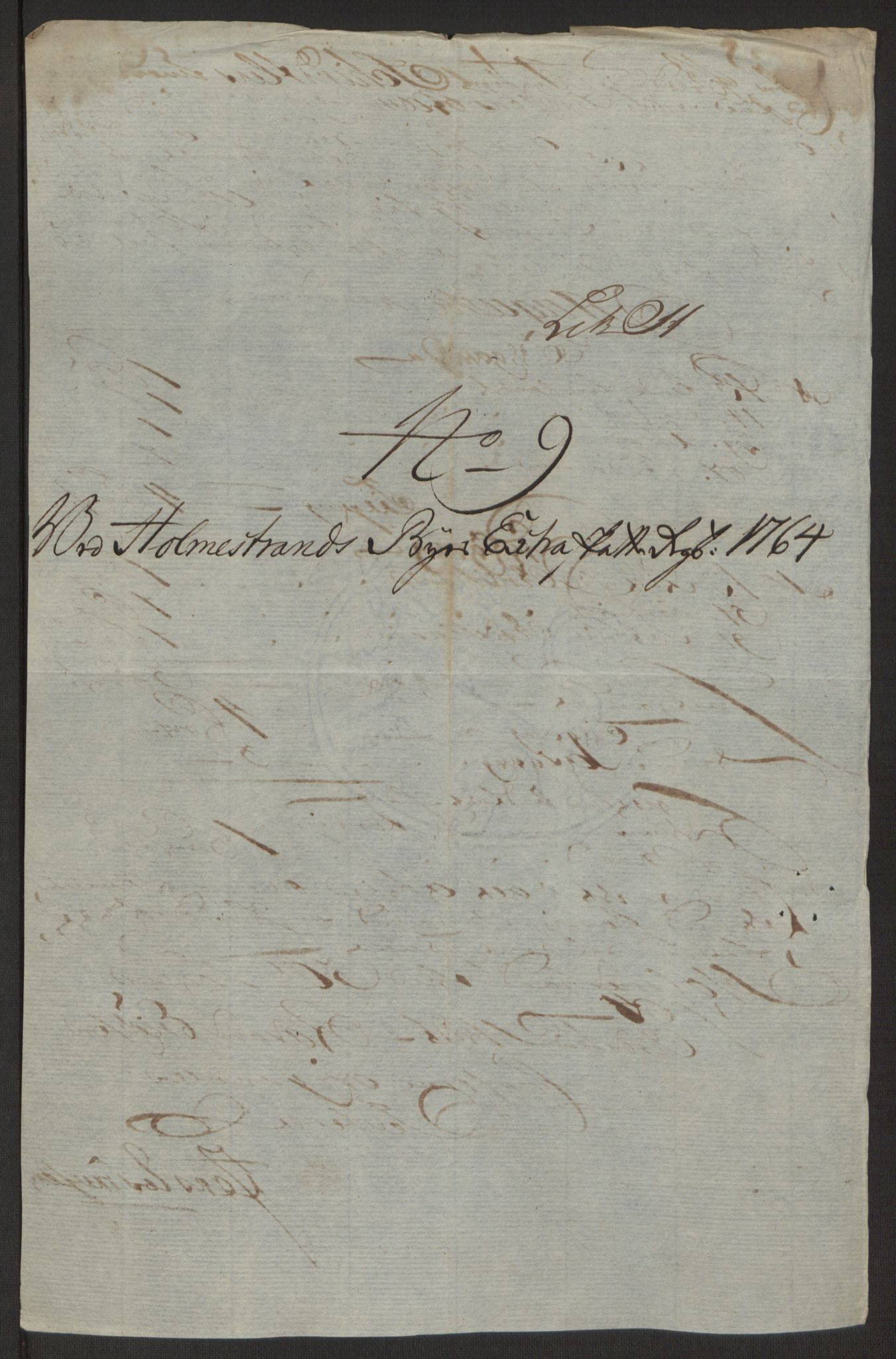 Rentekammeret inntil 1814, Reviderte regnskaper, Byregnskaper, AV/RA-EA-4066/R/Rh/L0163/0001: [H4] Kontribusjonsregnskap / Ekstraskatt, Holmestrand, 1762-1772, s. 162