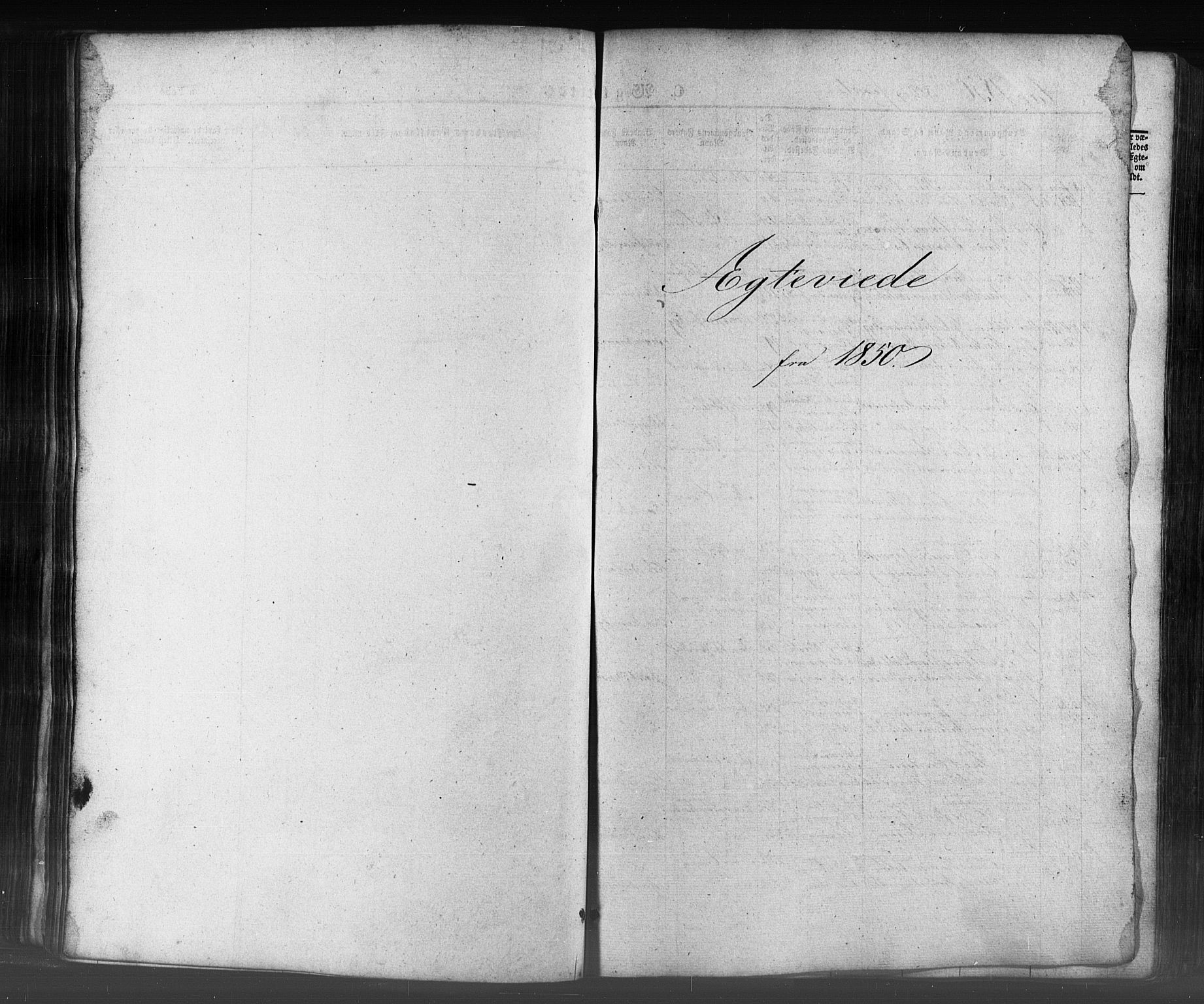 Domkirken sokneprestkontor, AV/SAST-A-101812/001/30/30BB/L0009: Klokkerbok nr. B 9, 1850-1858