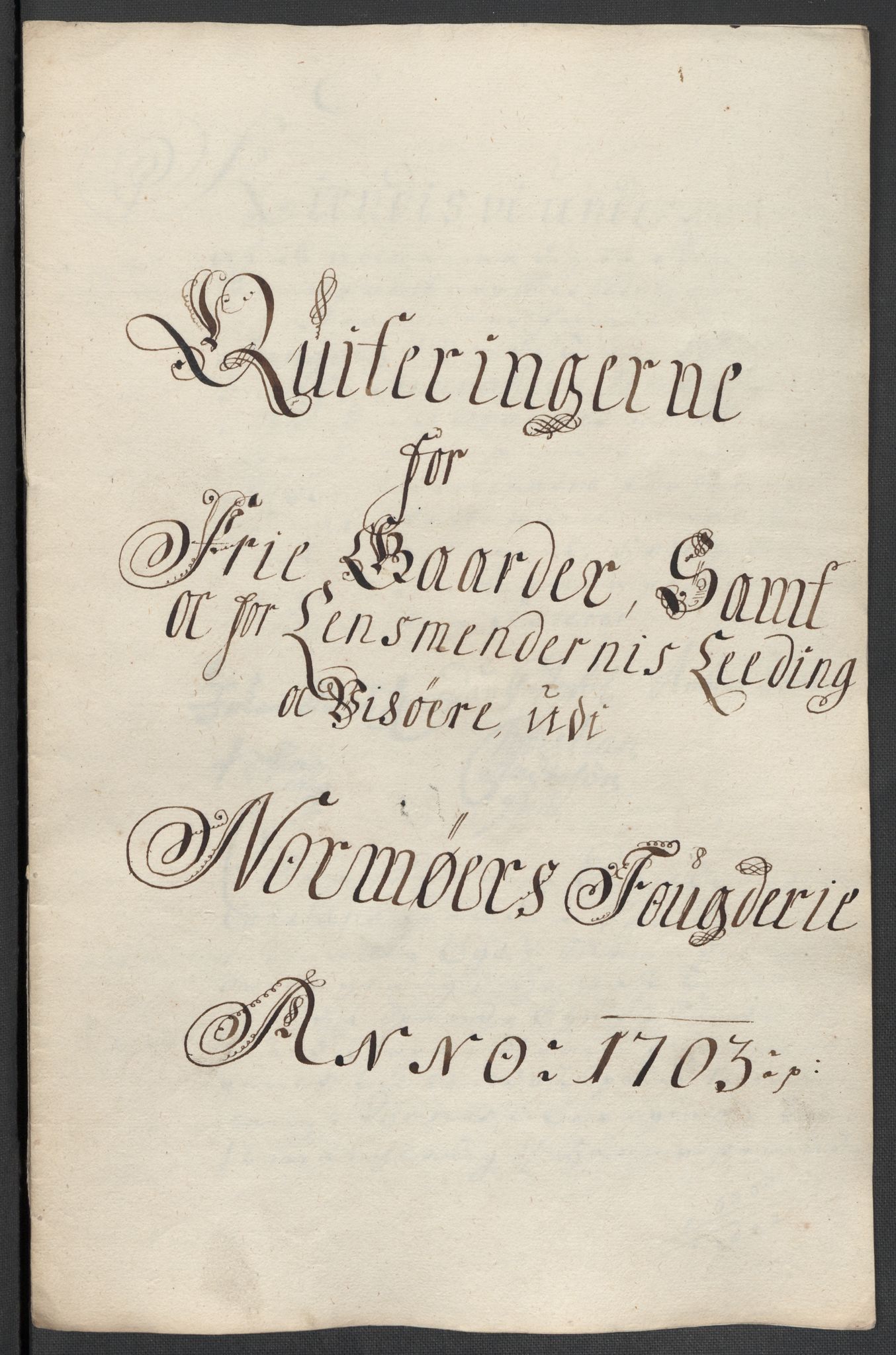 Rentekammeret inntil 1814, Reviderte regnskaper, Fogderegnskap, RA/EA-4092/R56/L3740: Fogderegnskap Nordmøre, 1703-1704, s. 136