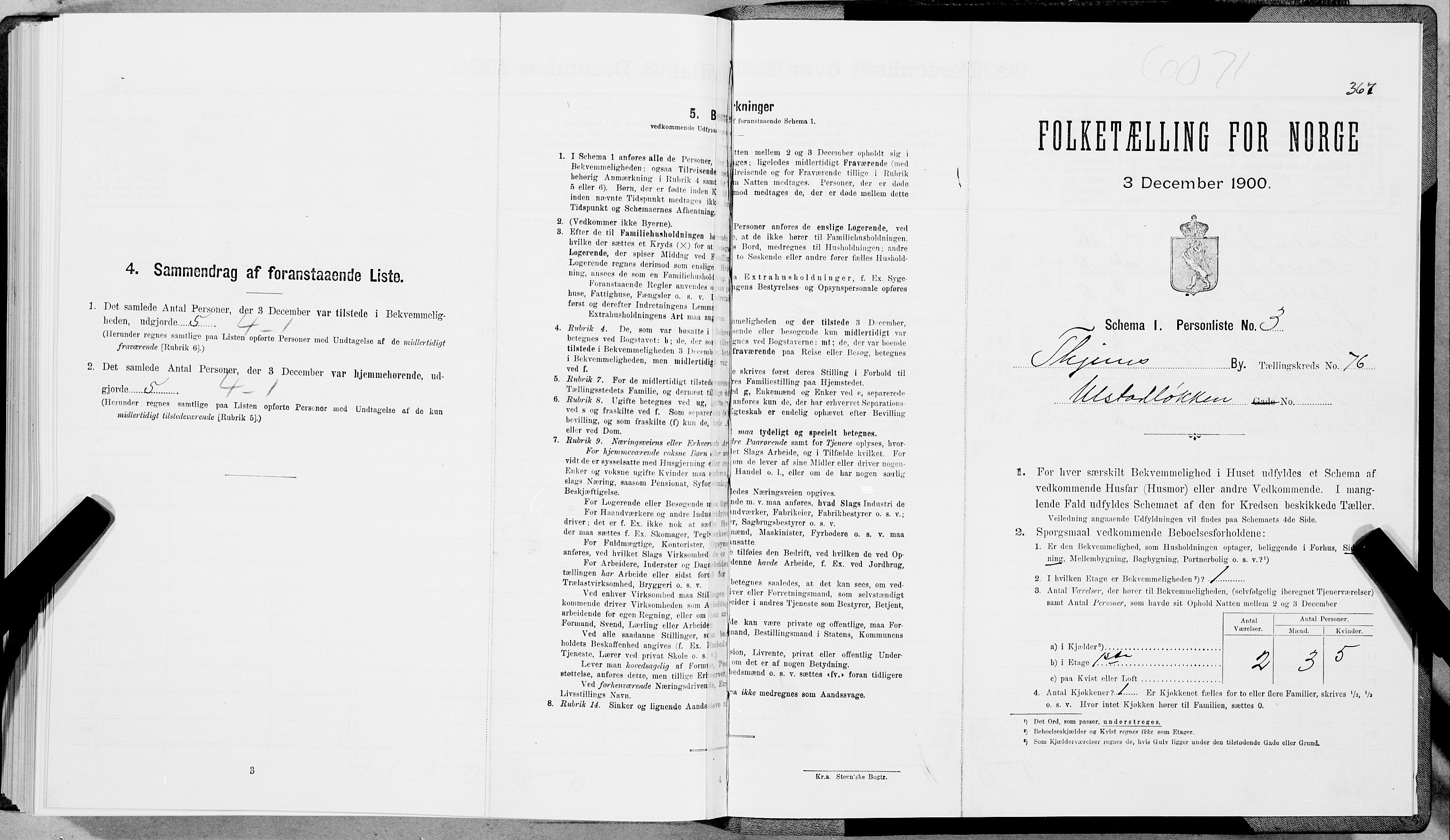 SAT, Folketelling 1900 for 1601 Trondheim kjøpstad, 1900, s. 15224