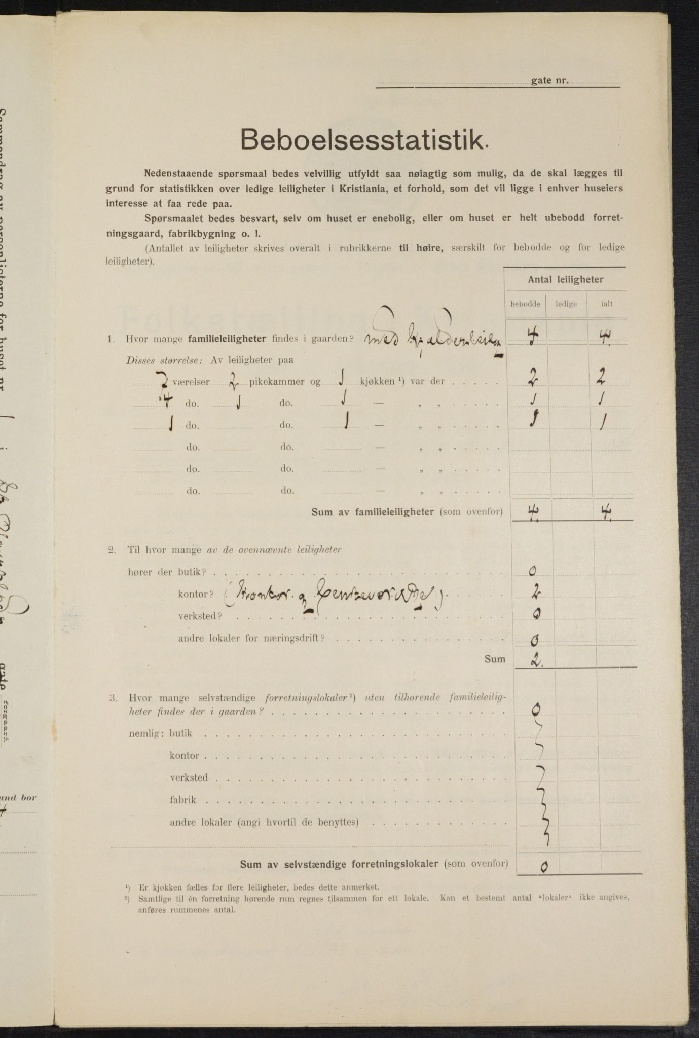 OBA, Kommunal folketelling 1.2.1914 for Kristiania, 1914, s. 88192