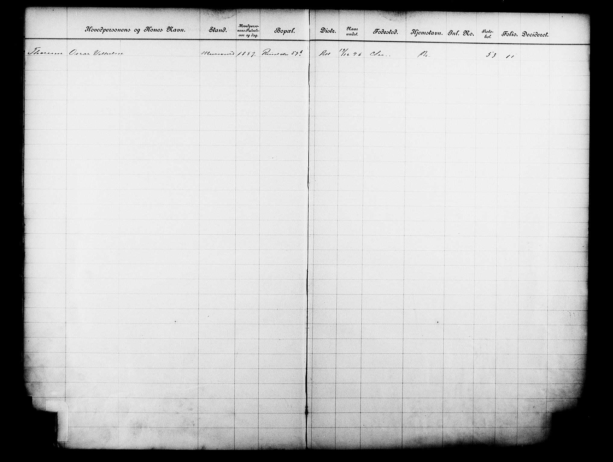 Fattigvesenet, OBA/A-20045/Fb/L0016: Hjemstavnsregister, 1896, s. 173