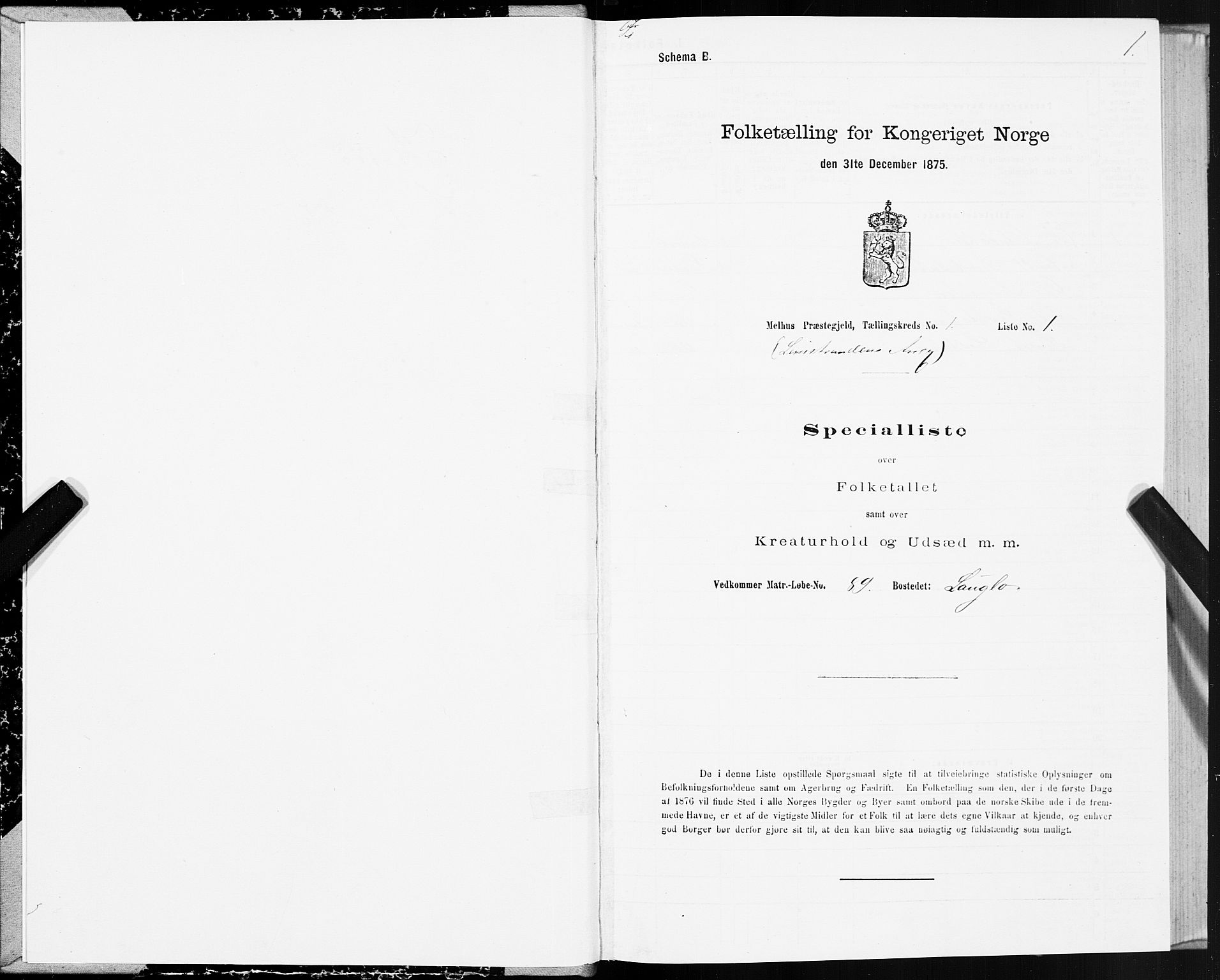 SAT, Folketelling 1875 for 1653P Melhus prestegjeld, 1875, s. 8001