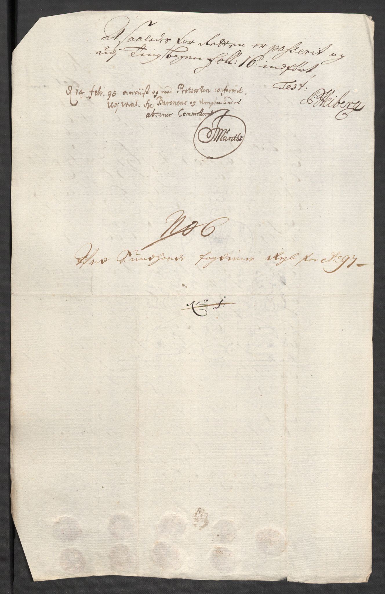 Rentekammeret inntil 1814, Reviderte regnskaper, Fogderegnskap, AV/RA-EA-4092/R48/L2977: Fogderegnskap Sunnhordland og Hardanger, 1697-1698, s. 117