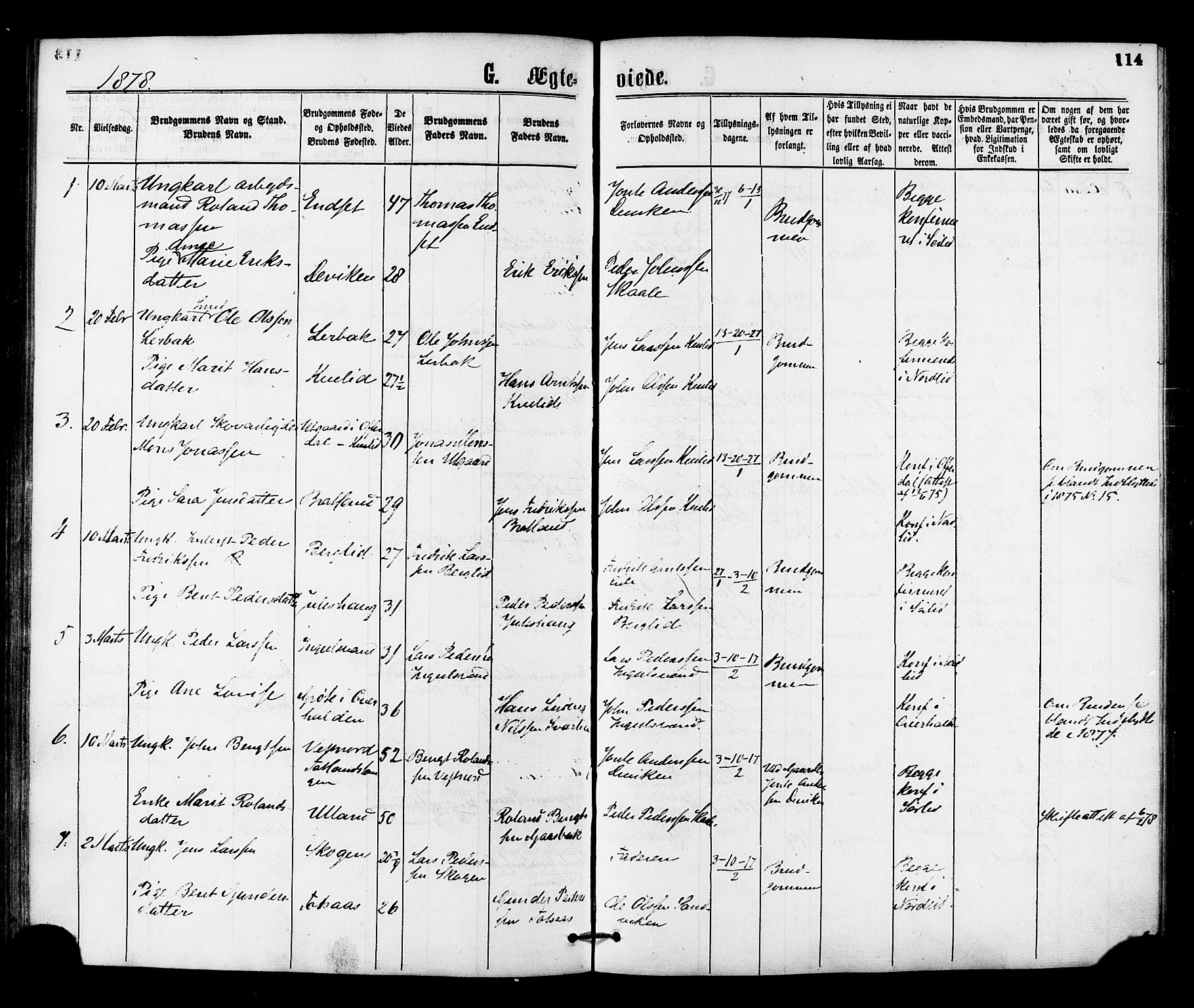 Ministerialprotokoller, klokkerbøker og fødselsregistre - Nord-Trøndelag, SAT/A-1458/755/L0493: Ministerialbok nr. 755A02, 1865-1881, s. 114