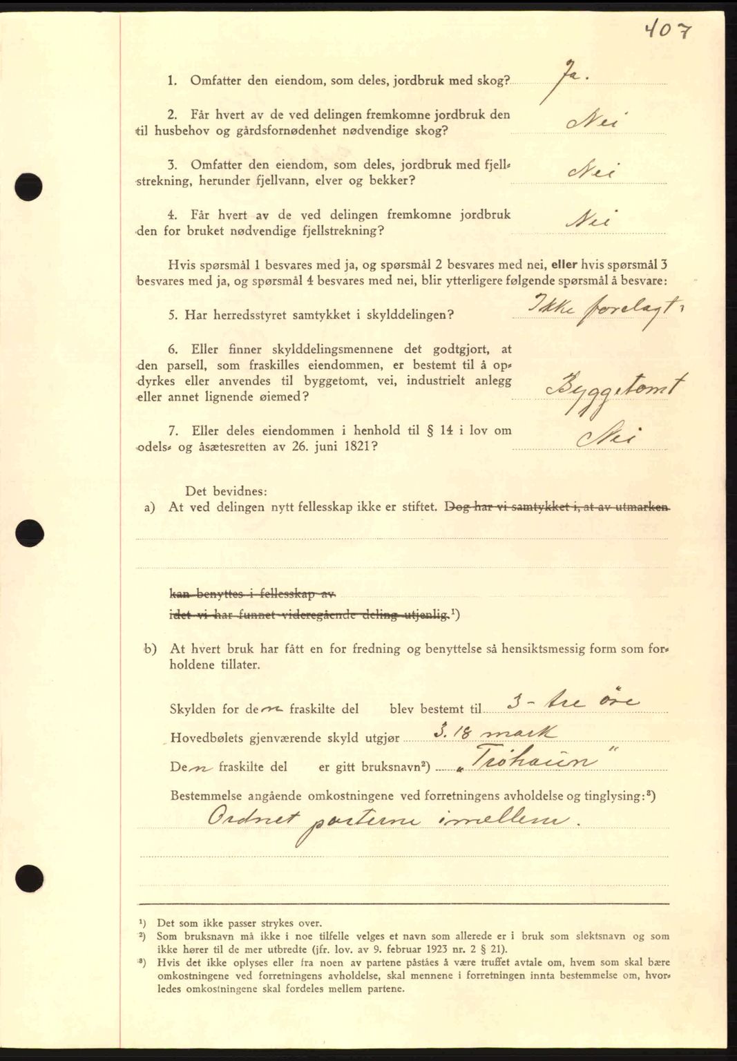 Nordmøre sorenskriveri, AV/SAT-A-4132/1/2/2Ca: Pantebok nr. A93, 1942-1942, Dagboknr: 2068/1942