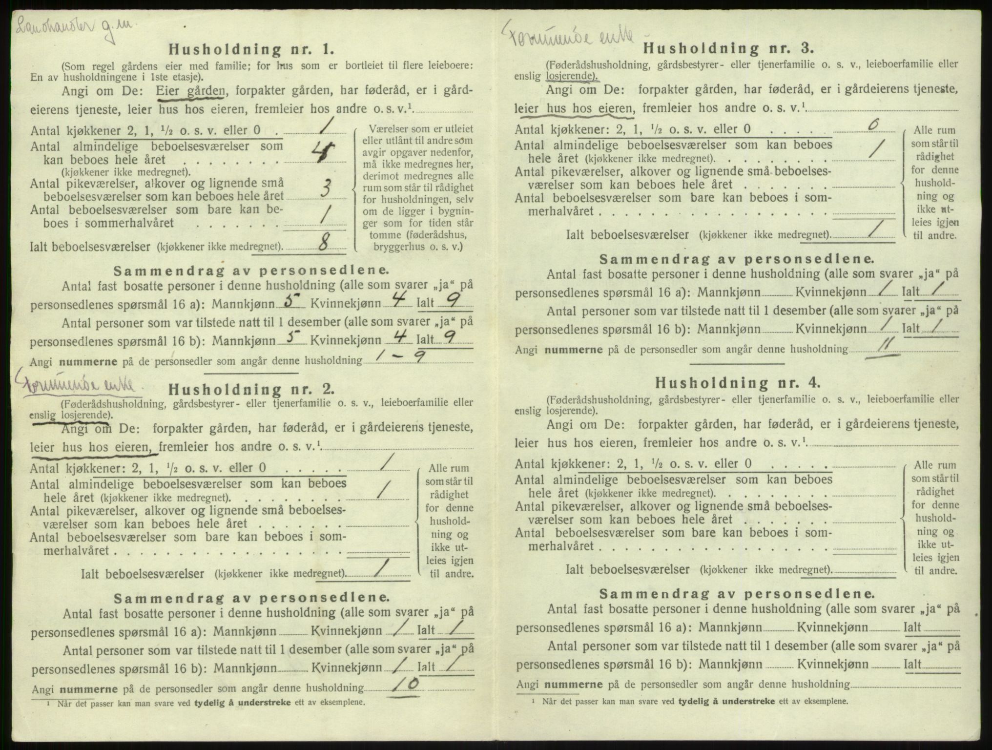 SAB, Folketelling 1920 for 1416 Kyrkjebø herred, 1920, s. 155