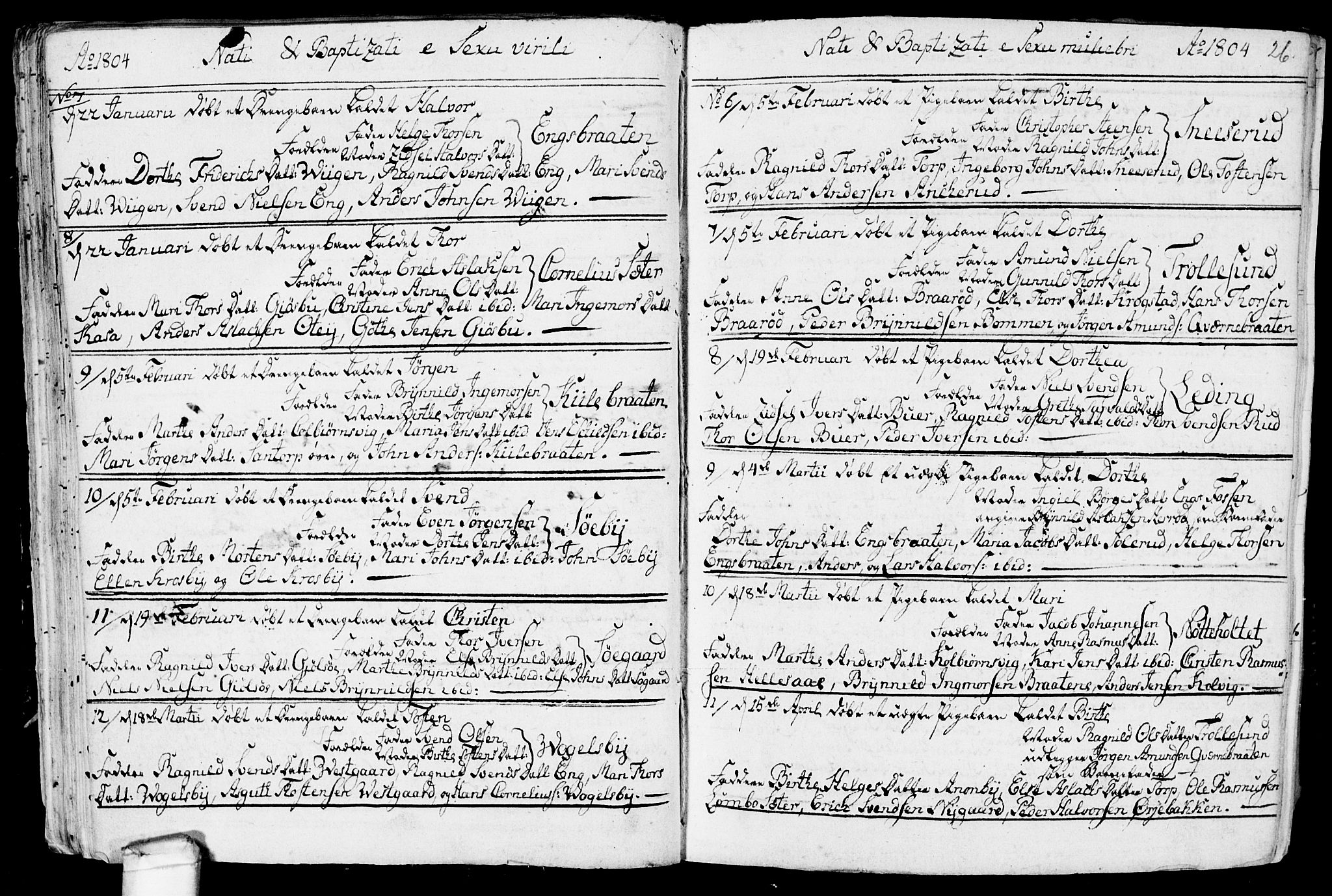 Aremark prestekontor Kirkebøker, AV/SAO-A-10899/F/Fb/L0003: Ministerialbok nr.  II 3, 1796-1814, s. 26
