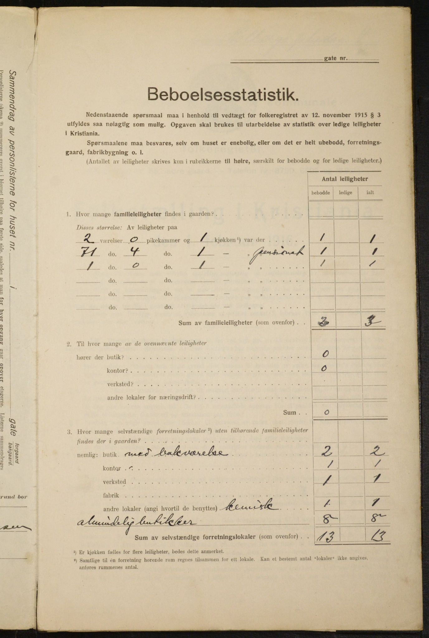 OBA, Kommunal folketelling 1.2.1916 for Kristiania, 1916, s. 41192