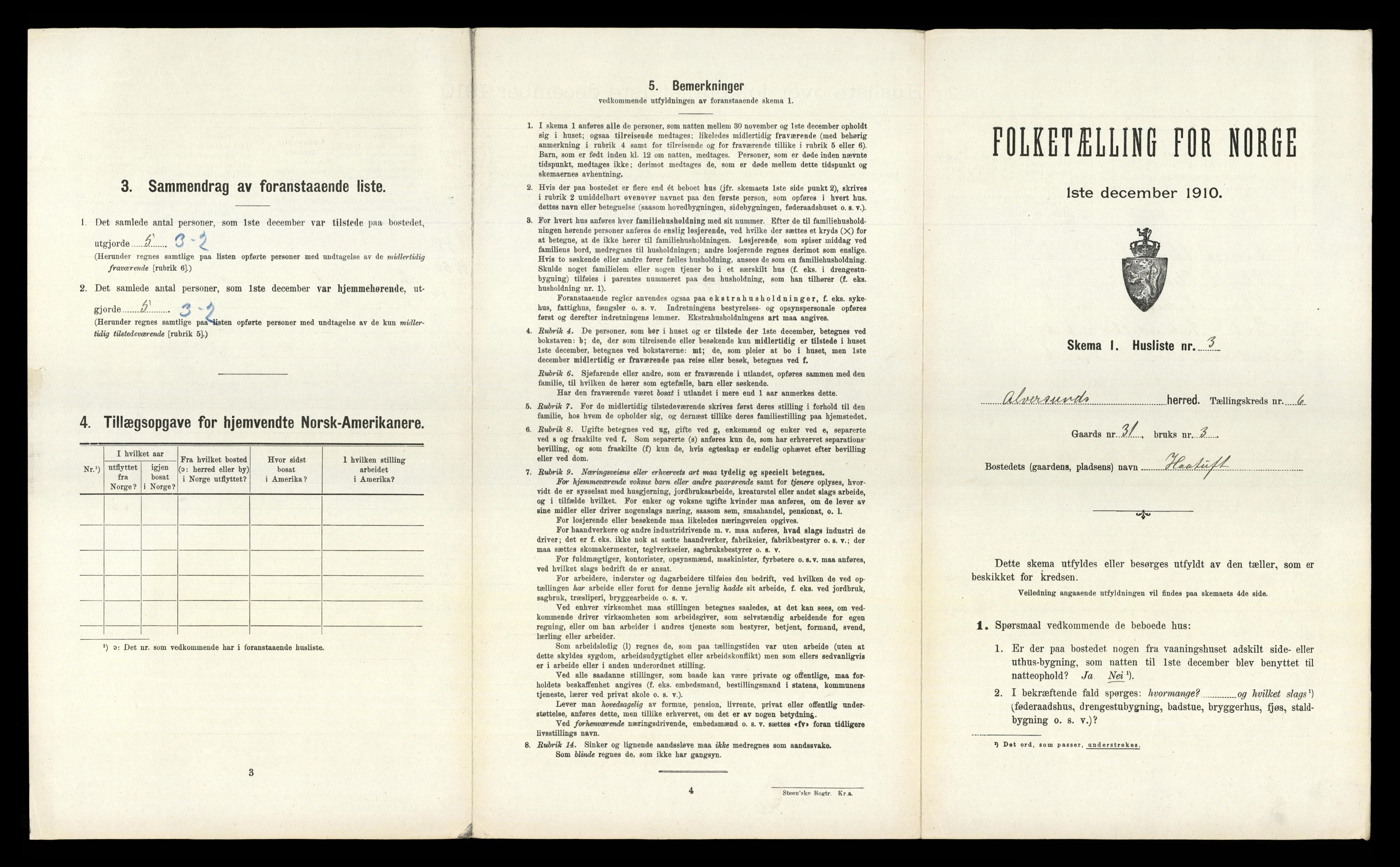 RA, Folketelling 1910 for 1257 Alversund herred, 1910, s. 508