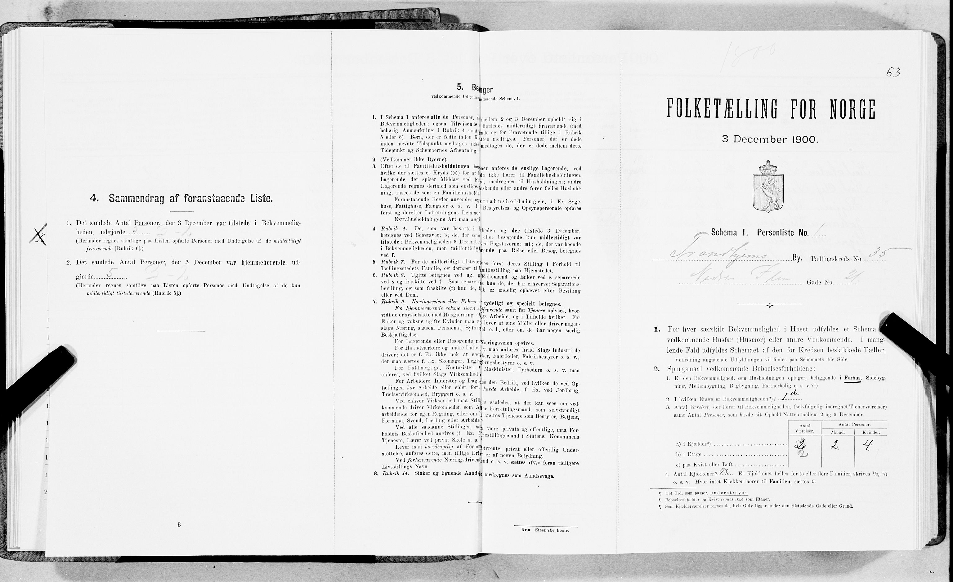SAT, Folketelling 1900 for 1601 Trondheim kjøpstad, 1900, s. 5817