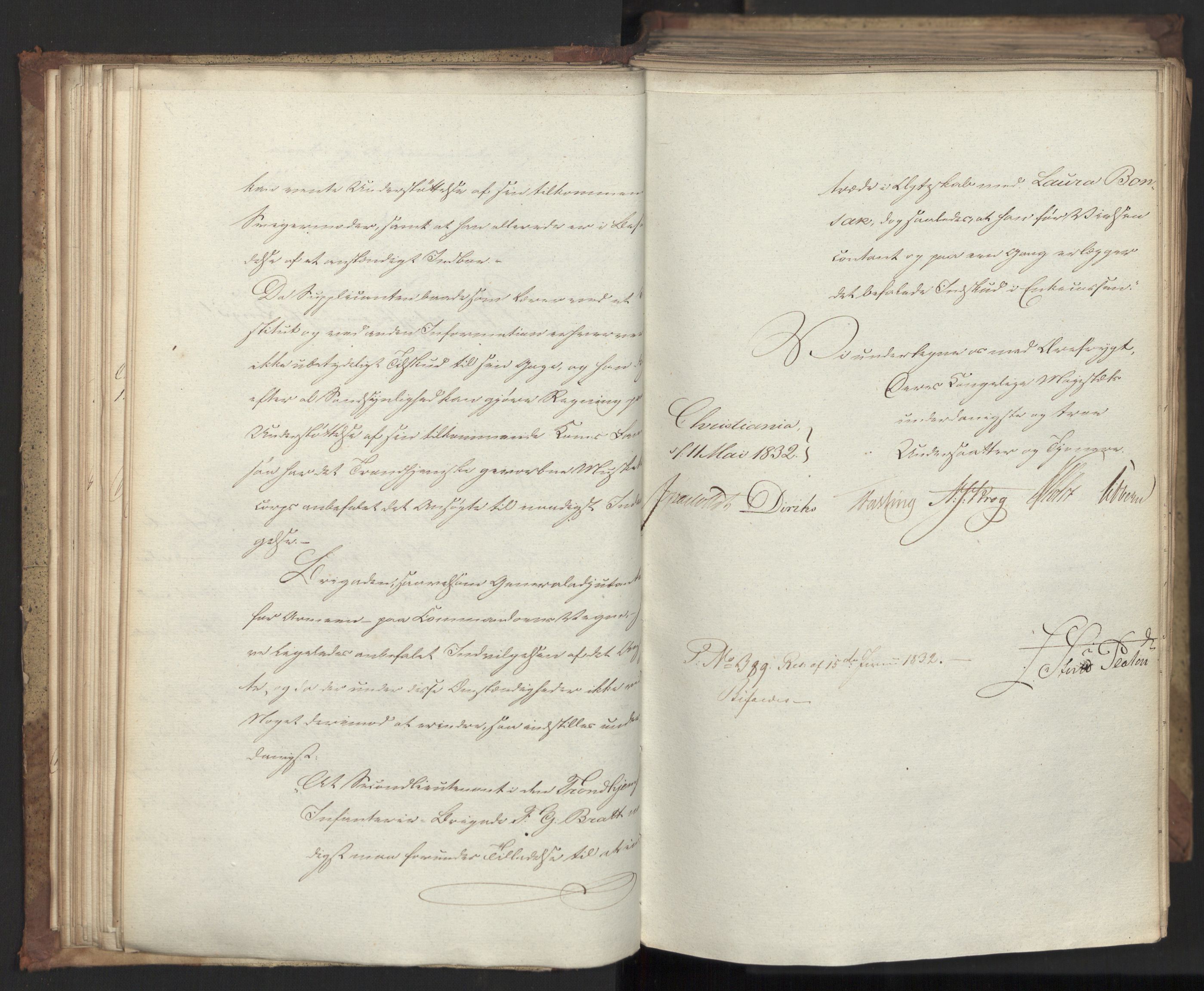 Statsrådsavdelingen i Stockholm, AV/RA-S-1003/D/Da/L0078: Regjeringsinnstillinger nr. 2260-2399, 1832, s. 59