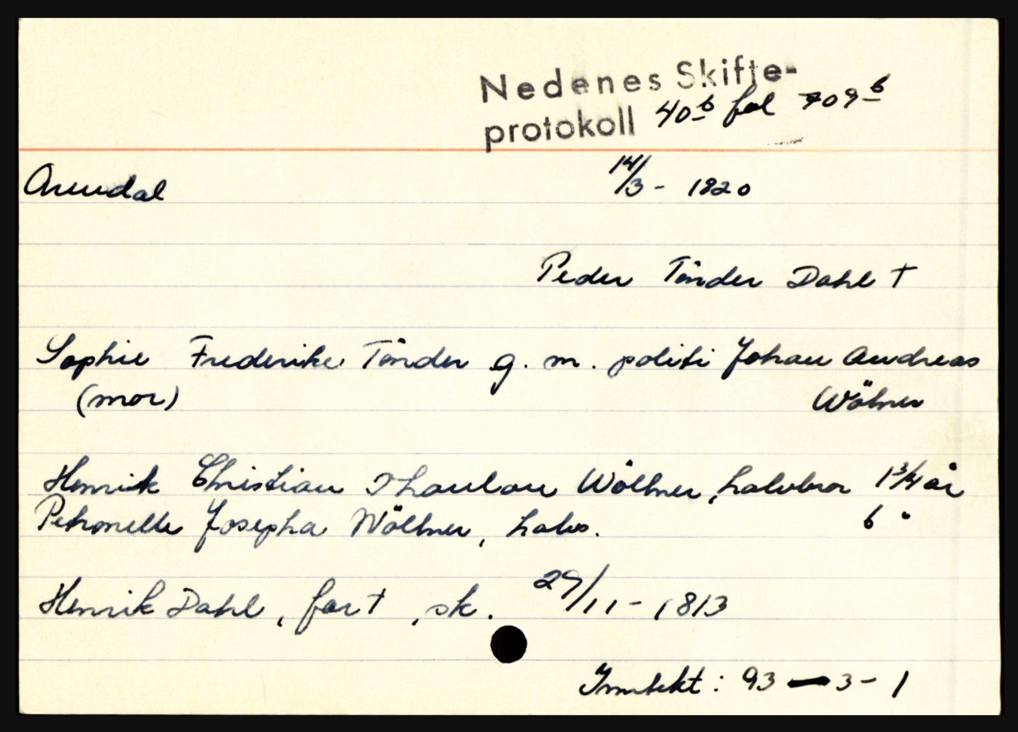 Nedenes sorenskriveri før 1824, AV/SAK-1221-0007/H, s. 409