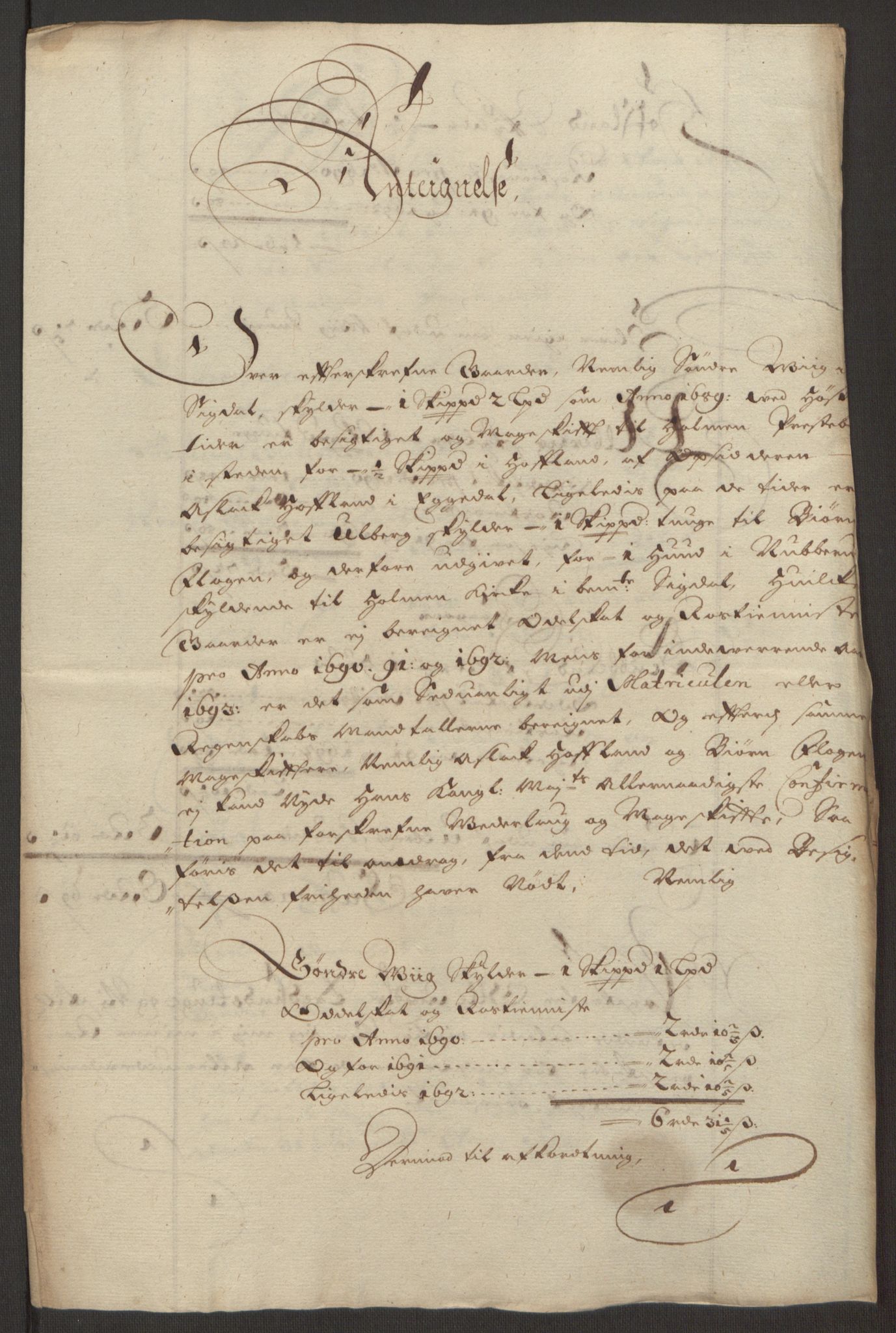 Rentekammeret inntil 1814, Reviderte regnskaper, Fogderegnskap, RA/EA-4092/R25/L1682: Fogderegnskap Buskerud, 1693, s. 93