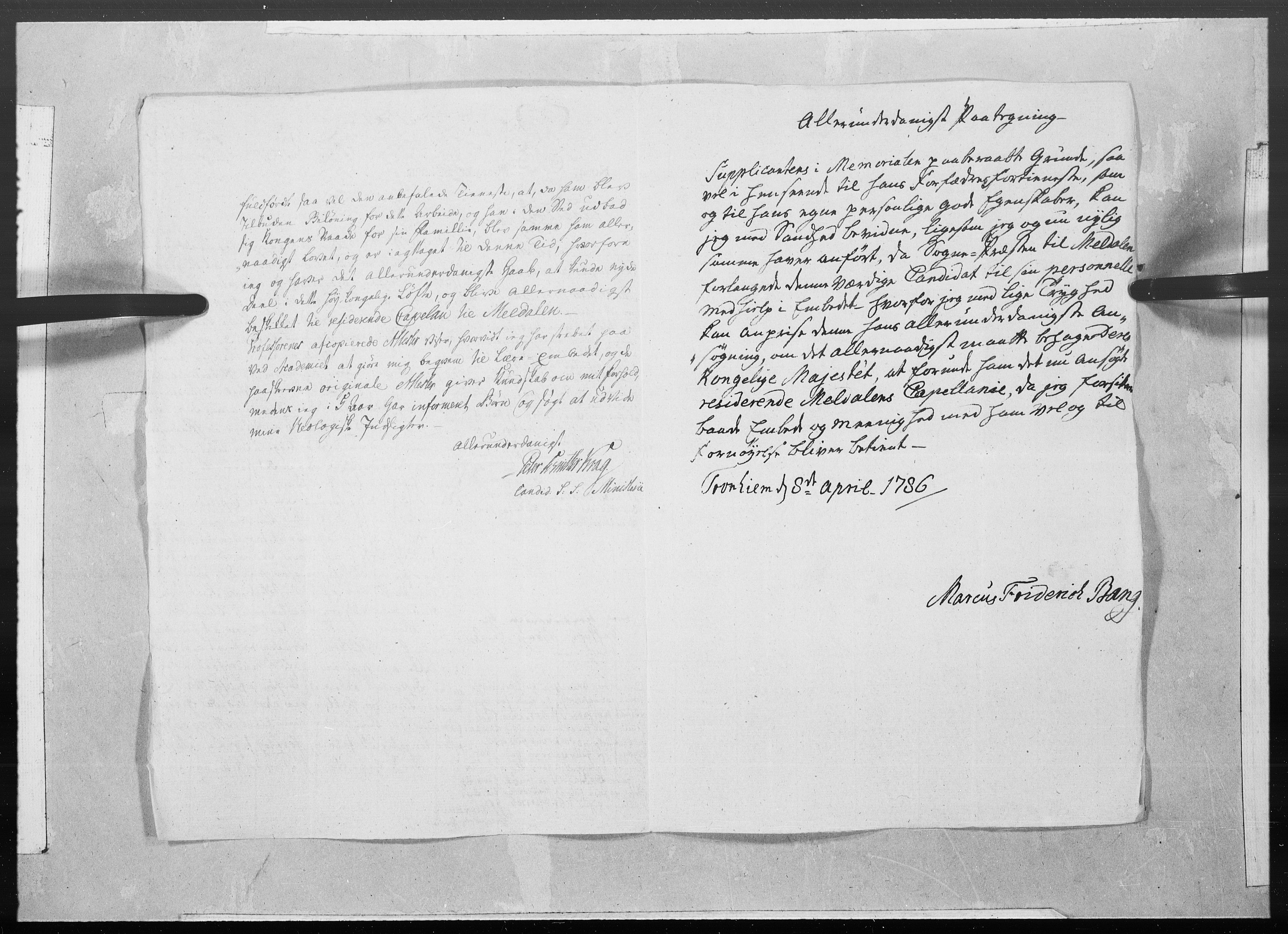 Danske Kanselli 1572-1799, AV/RA-EA-3023/F/Fc/Fcc/Fcca/L0262: Norske innlegg 1572-1799, 1786, s. 135