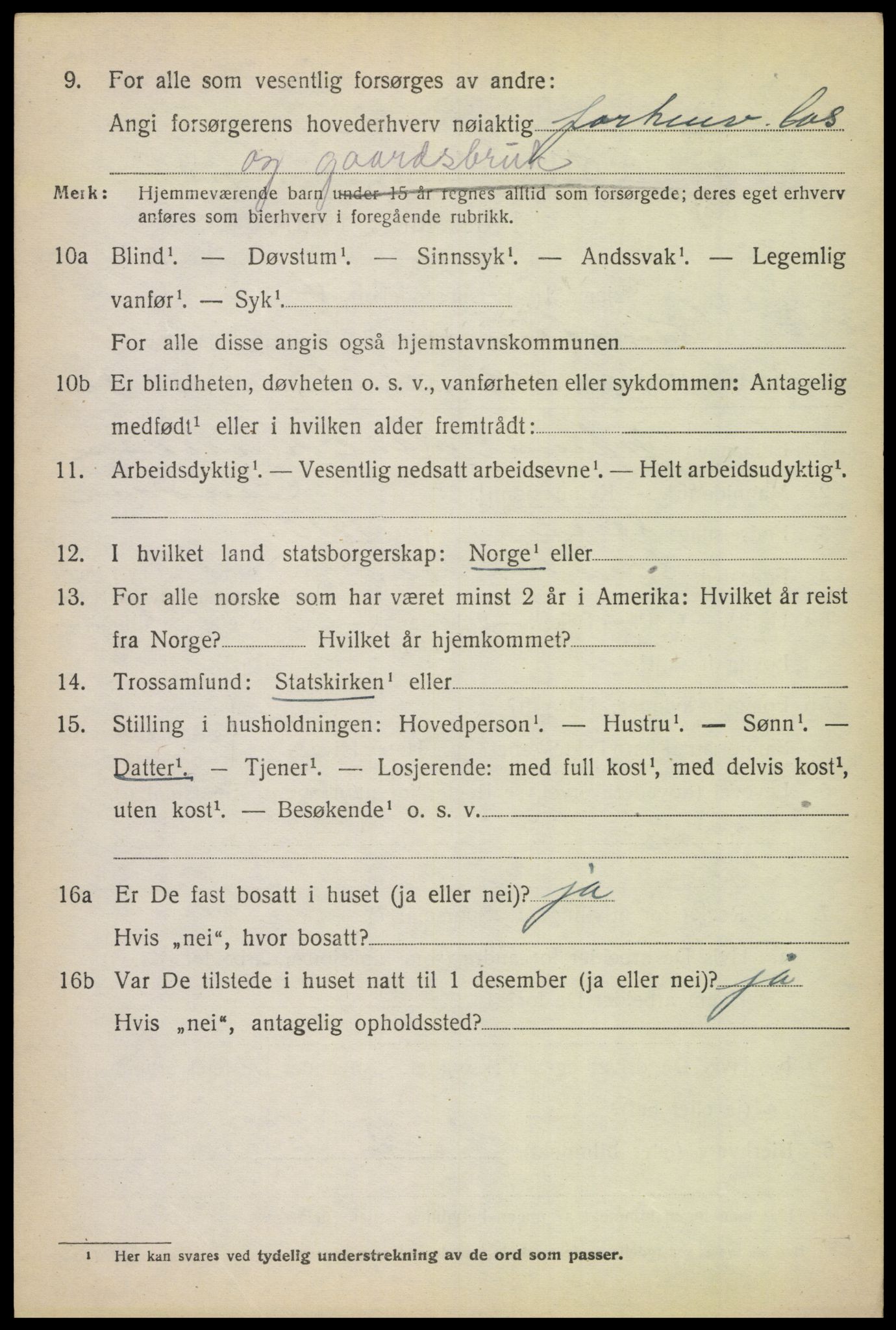 SAK, Folketelling 1920 for 1011 Randesund herred, 1920, s. 2293