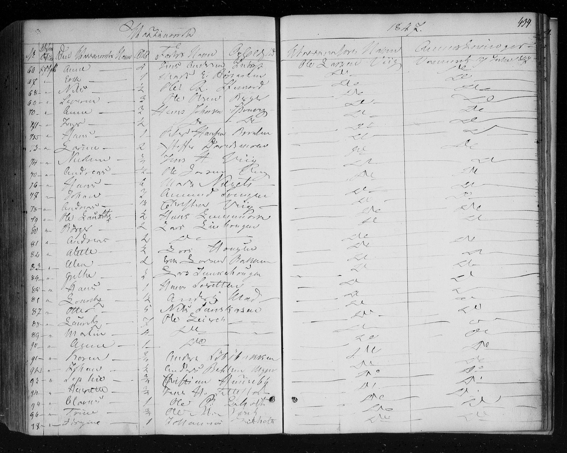 Berg prestekontor Kirkebøker, AV/SAO-A-10902/F/Fa/L0004: Ministerialbok nr. I 4, 1843-1860, s. 434