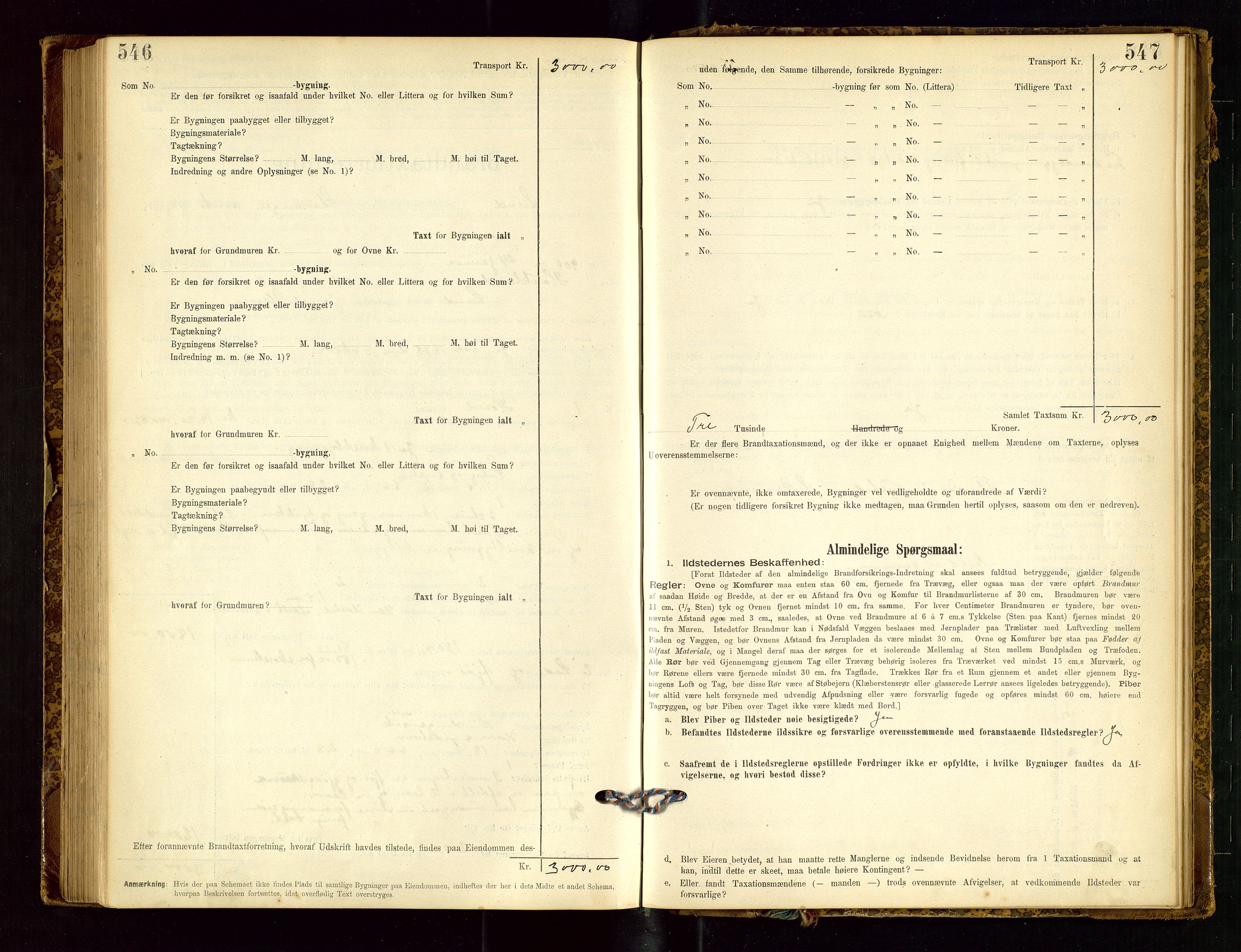 Lund lensmannskontor, SAST/A-100303/Gob/L0001: "Brandtakstprotokol", 1894-1907, s. 546-547