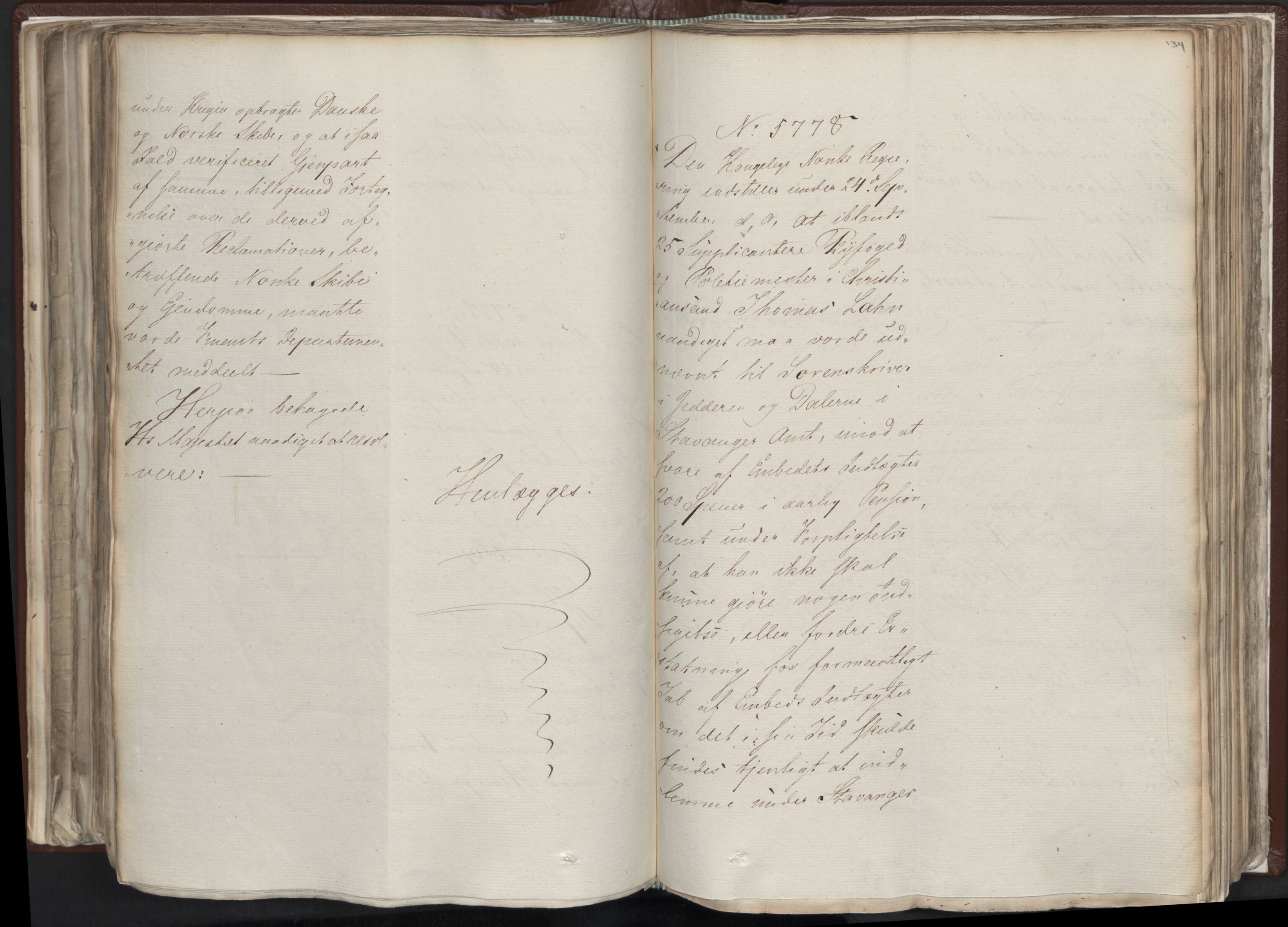 Statsrådssekretariatet, AV/RA-S-1001/A/Ab/L0012: Kgl. res. nr. 5679-6008 II, 1821, s. 133b-134a