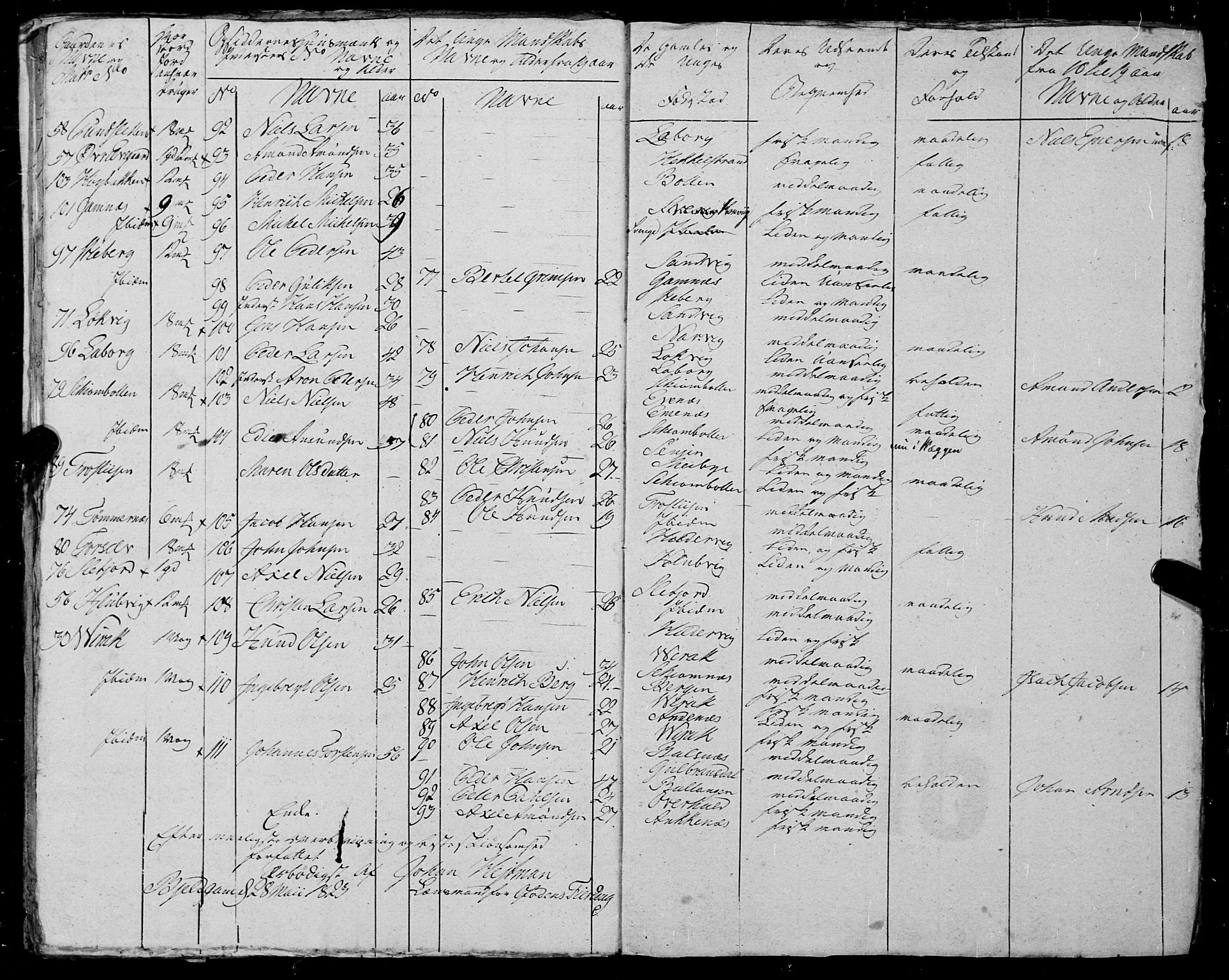 Fylkesmannen i Nordland, SAT/A-0499/1.1/R/Ra/L0023: Innrulleringsmanntall for Ofoten, 1810-1836, s. 173