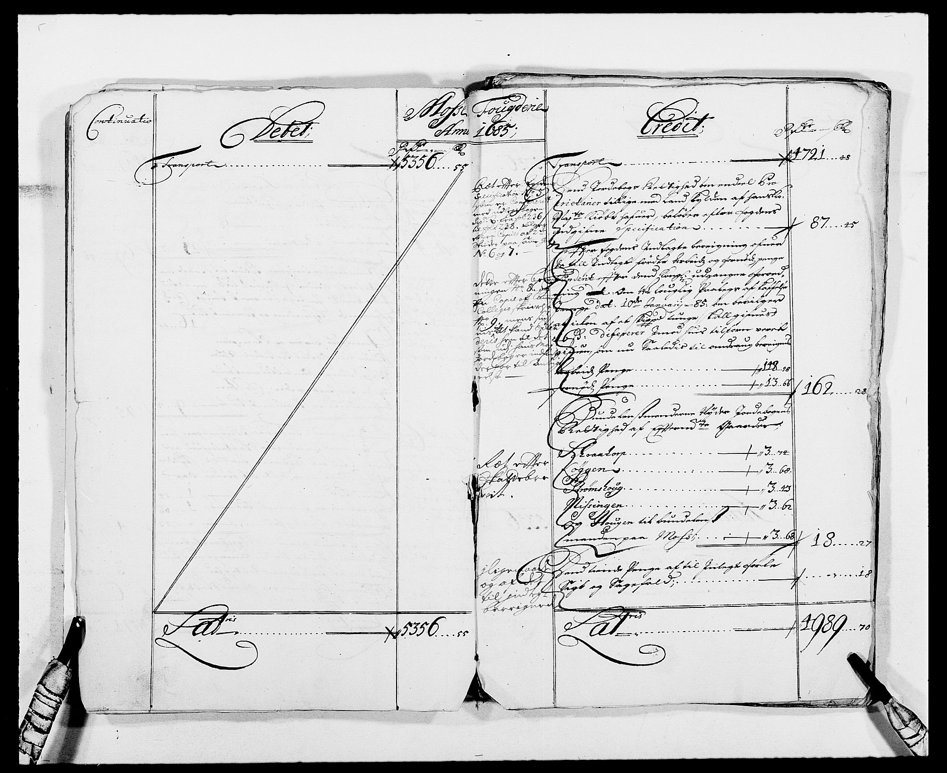 Rentekammeret inntil 1814, Reviderte regnskaper, Fogderegnskap, AV/RA-EA-4092/R02/L0107: Fogderegnskap Moss og Verne kloster, 1685-1691, s. 8