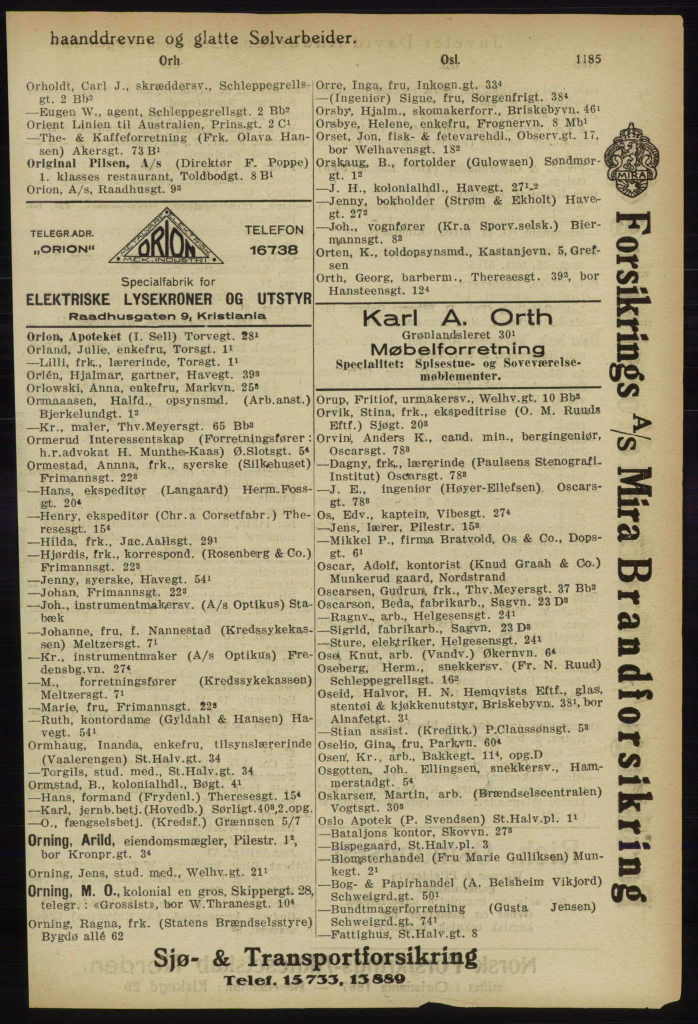 Kristiania/Oslo adressebok, PUBL/-, 1918, s. 1210