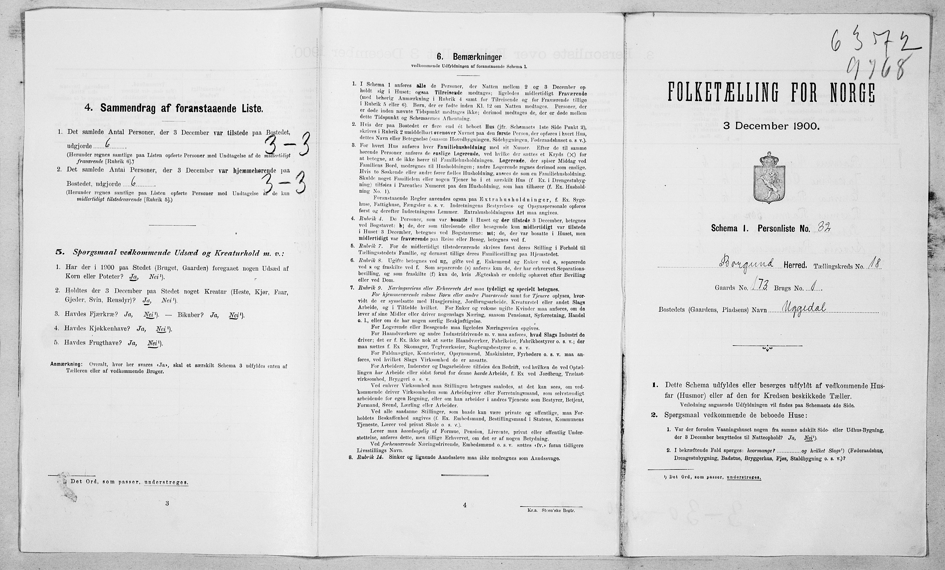 SAT, Folketelling 1900 for 1531 Borgund herred, 1900, s. 130