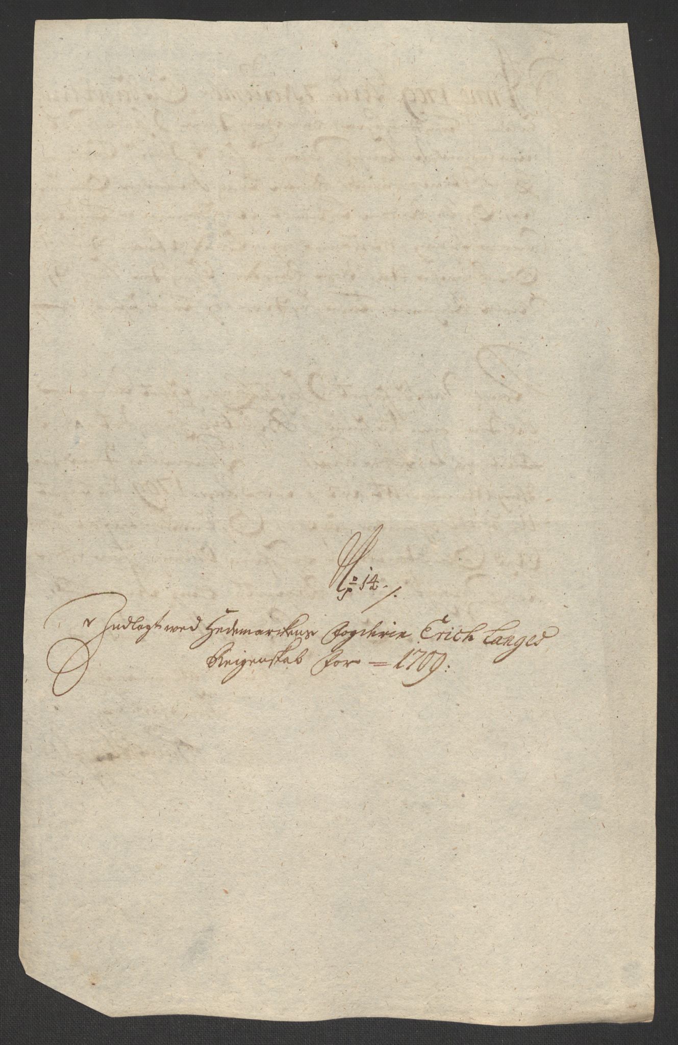 Rentekammeret inntil 1814, Reviderte regnskaper, Fogderegnskap, AV/RA-EA-4092/R16/L1045: Fogderegnskap Hedmark, 1709, s. 292