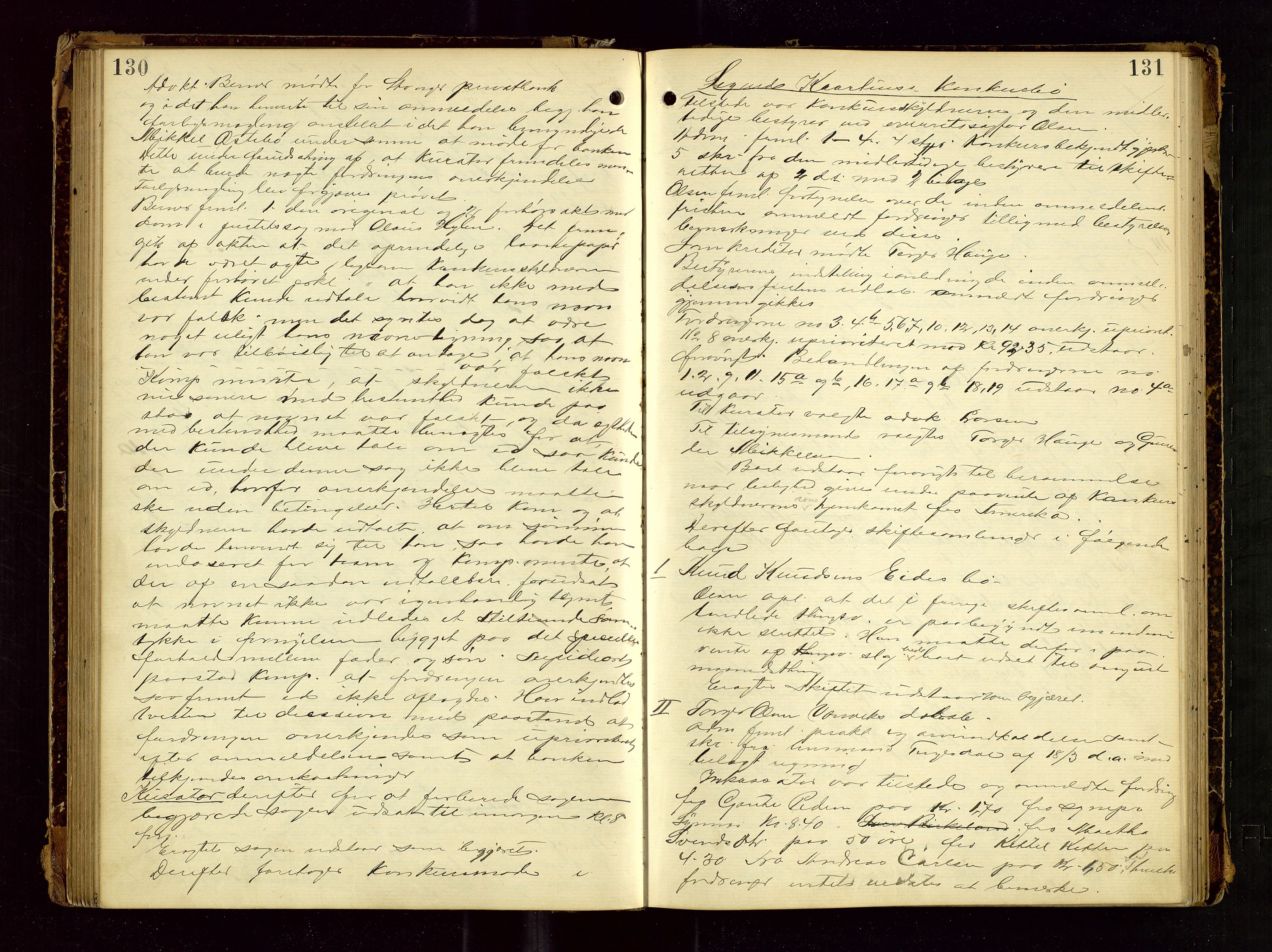 Ryfylke tingrett, AV/SAST-A-100055/001/IV/IVF/L0006: Skifteforhandlingsprotokoll A 6, 1892-1897, s. 130-131