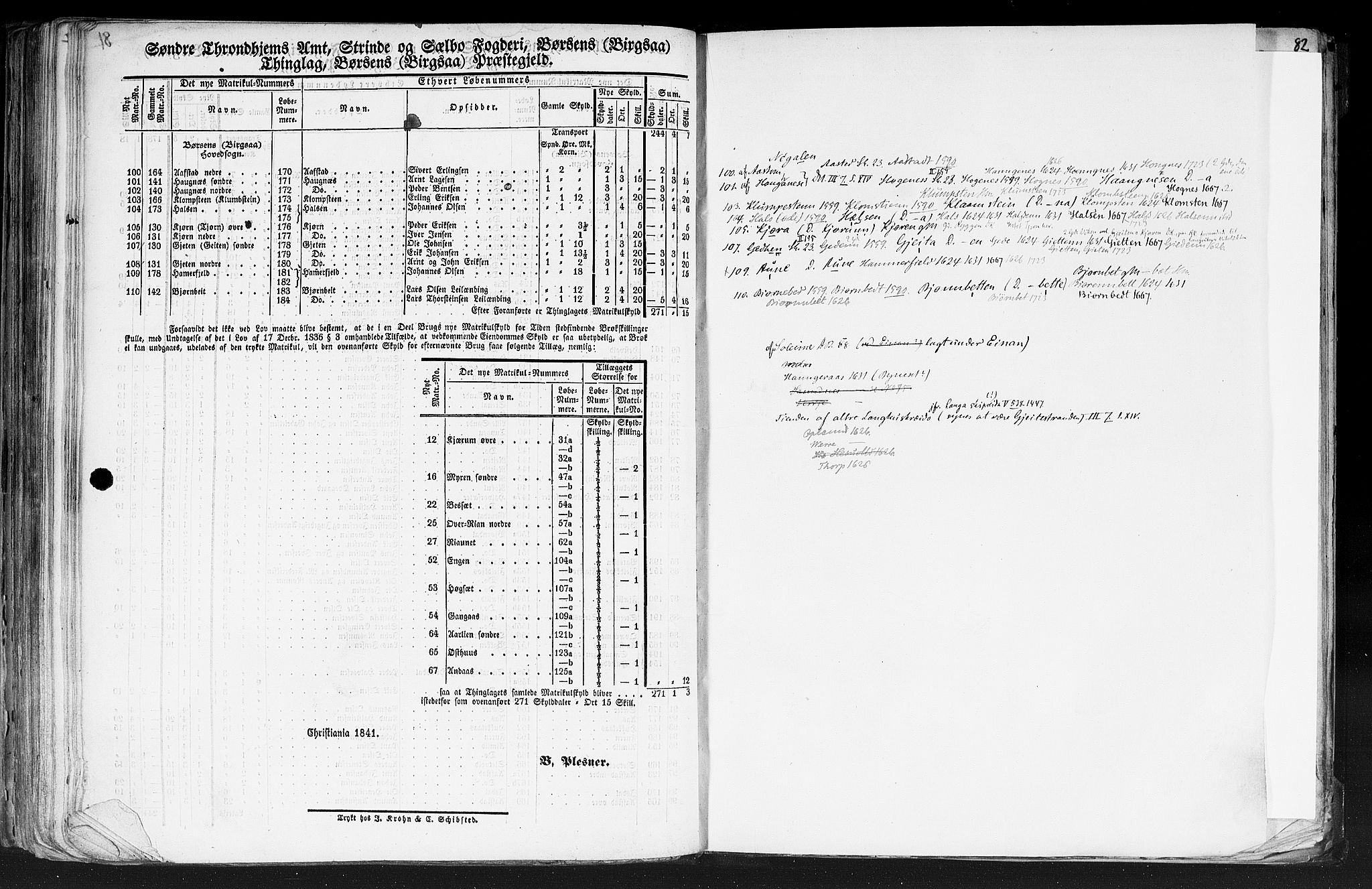 Rygh, AV/RA-PA-0034/F/Fb/L0014: Matrikkelen for 1838 - Søndre Trondhjems amt (Sør-Trøndelag fylke), 1838, s. 81b