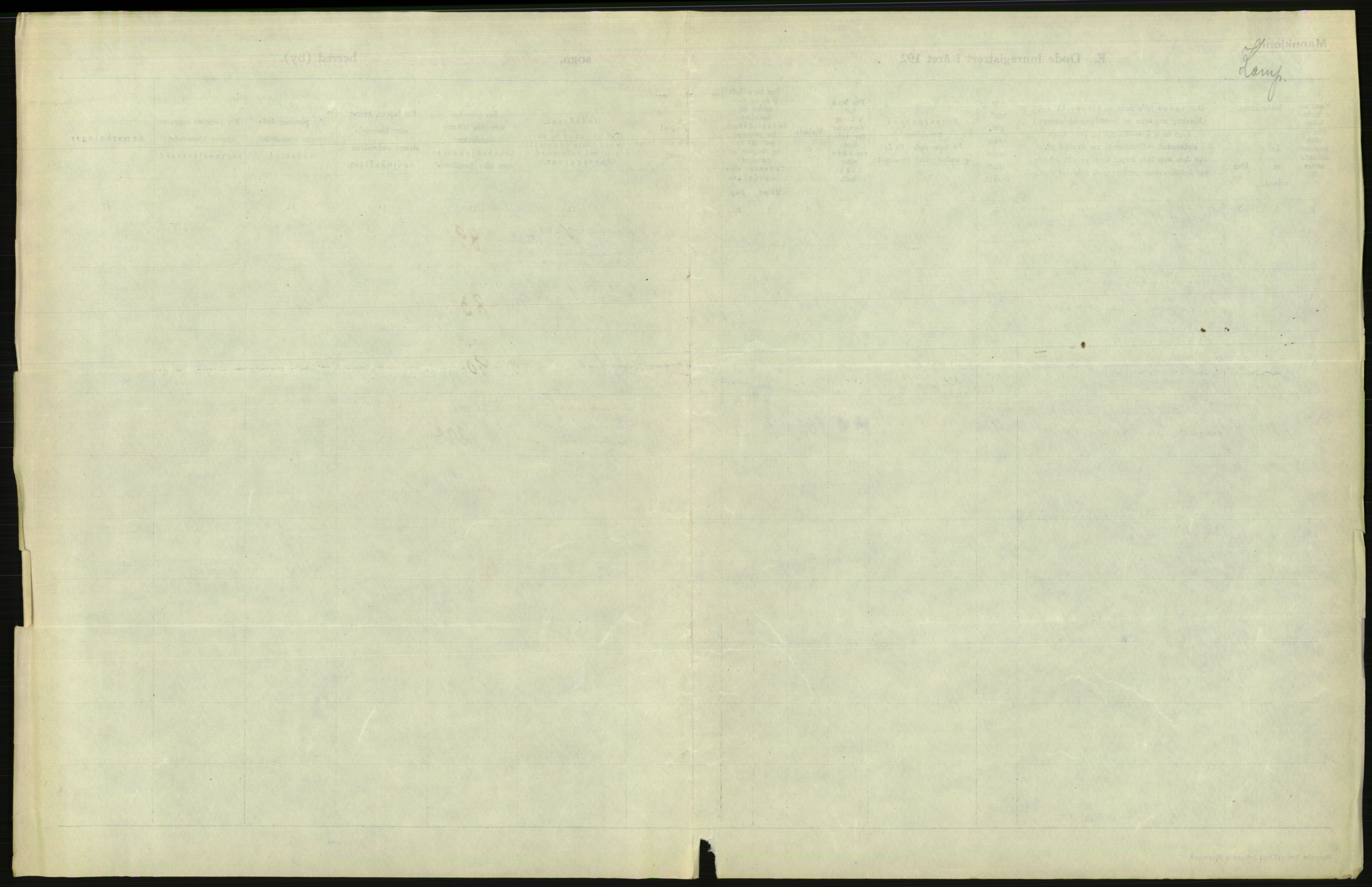 Statistisk sentralbyrå, Sosiodemografiske emner, Befolkning, RA/S-2228/D/Df/Dfc/Dfcd/L0008: Kristiania: Døde menn, 1924, s. 425