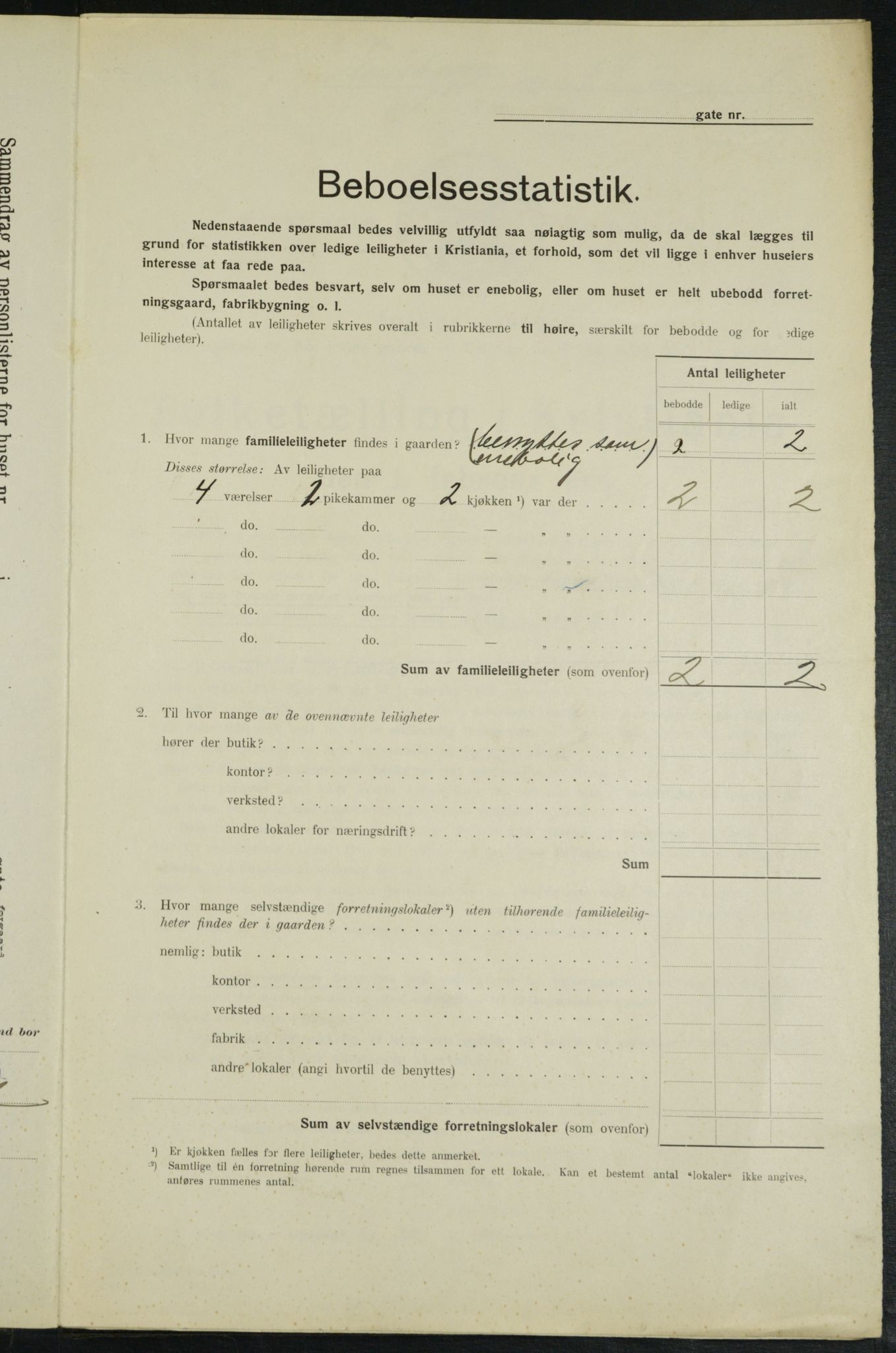 OBA, Kommunal folketelling 1.2.1914 for Kristiania, 1914, s. 21667