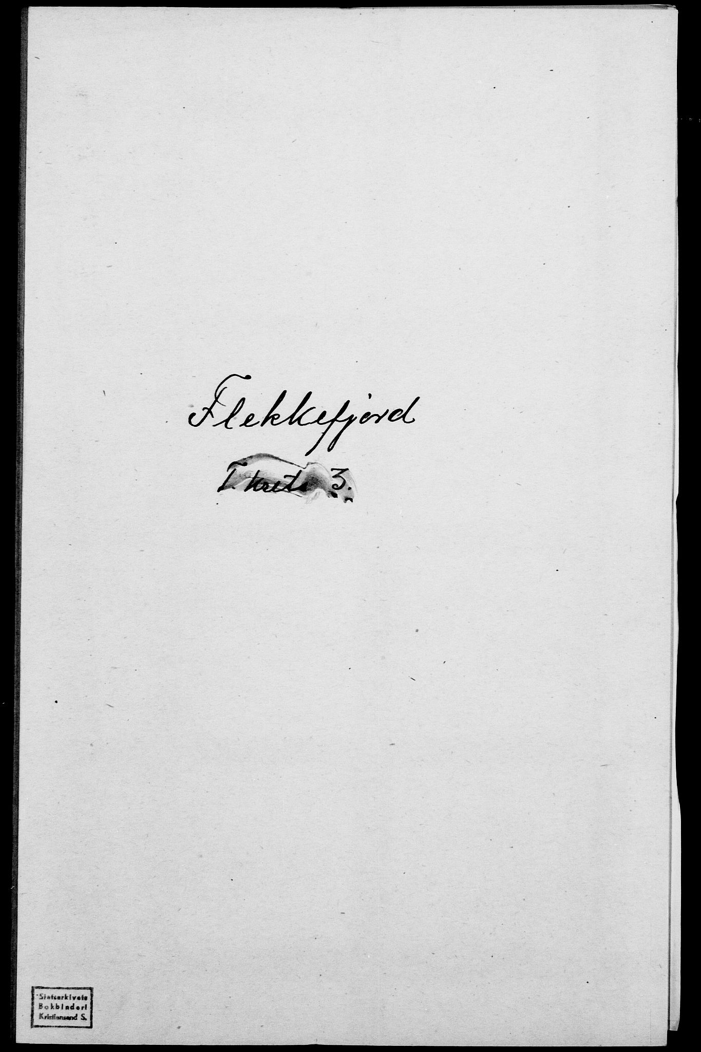 SAK, Folketelling 1875 for 1004B Flekkefjord prestegjeld, Flekkefjord kjøpstad, 1875, s. 391