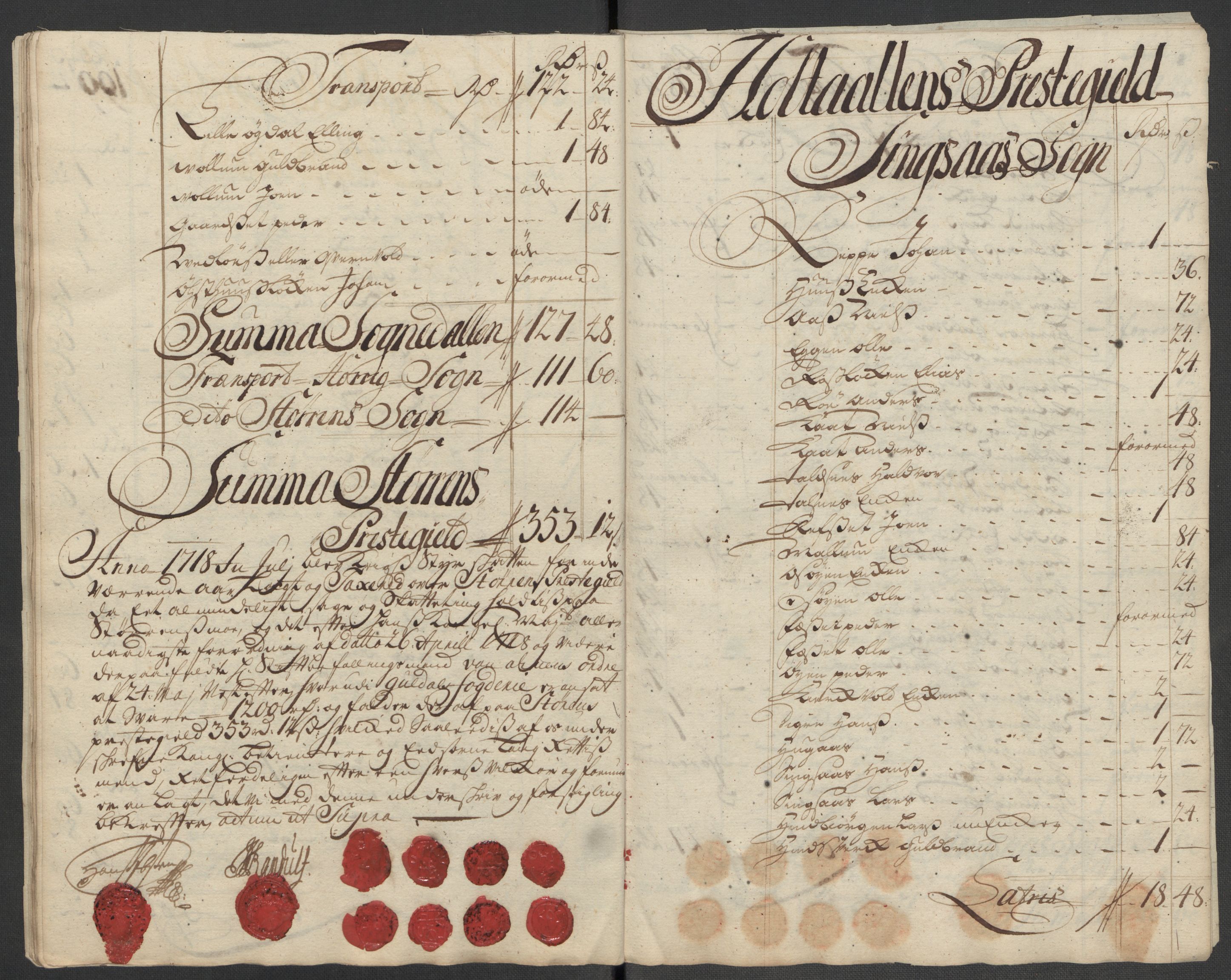 Rentekammeret inntil 1814, Reviderte regnskaper, Fogderegnskap, AV/RA-EA-4092/R60/L3972: Fogderegnskap Orkdal og Gauldal, 1718, s. 69