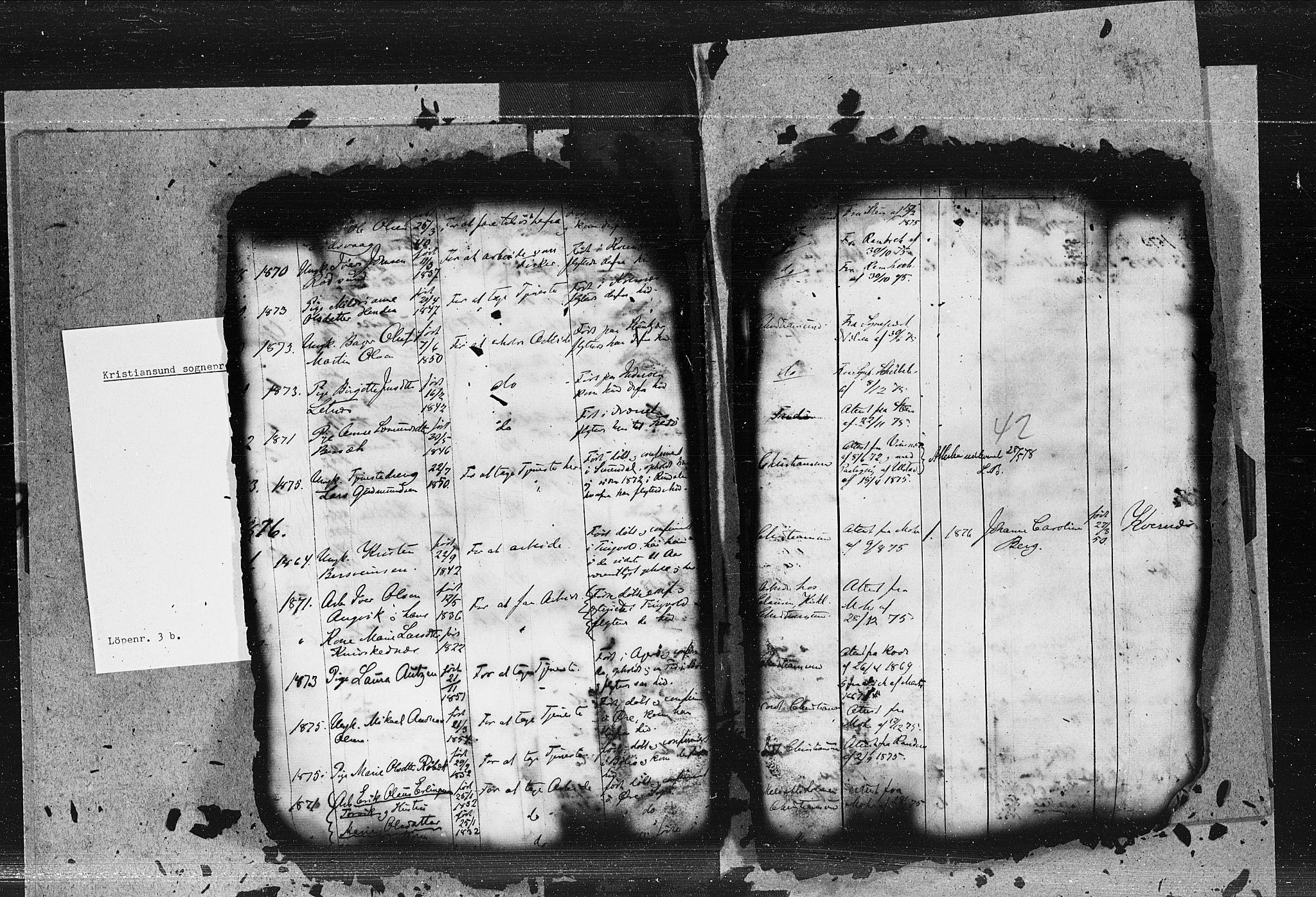 Ministerialprotokoller, klokkerbøker og fødselsregistre - Møre og Romsdal, AV/SAT-A-1454/572/L0847: Ministerialbok nr. 572A10, 1865-1876, s. 42