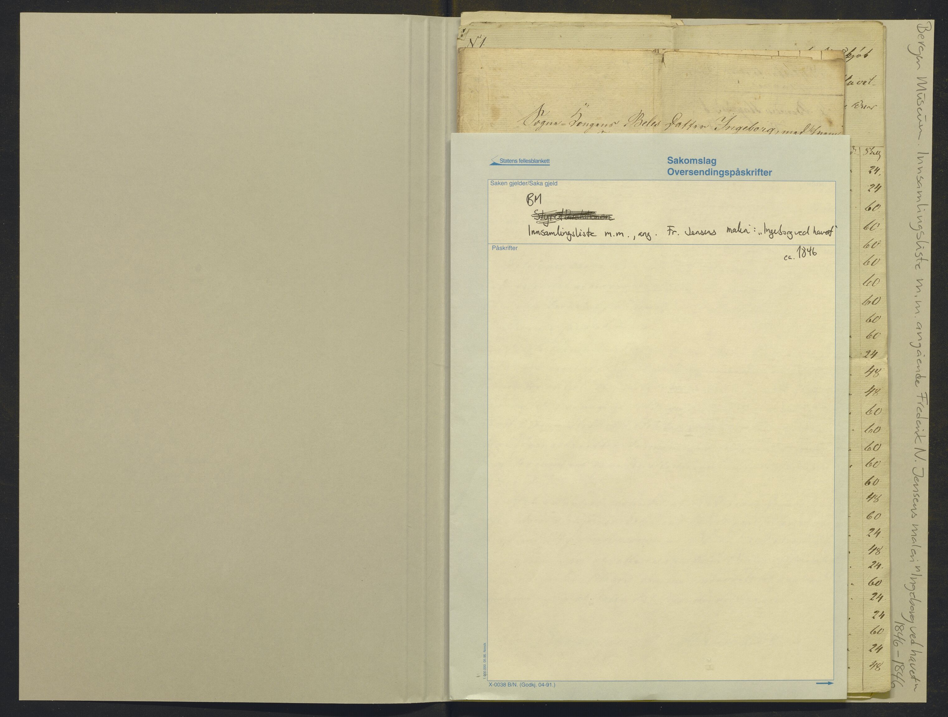 Bergens Museum, AV/SAB-A-17301/02/Y/Yb/L0003: Diverse, 1835-1931, s. 39