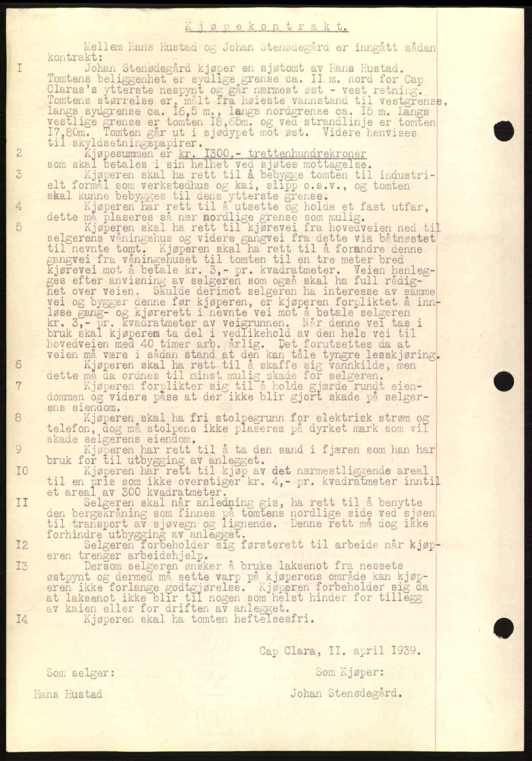 Romsdal sorenskriveri, AV/SAT-A-4149/1/2/2C: Pantebok nr. A7, 1939-1939, Dagboknr: 1294/1939