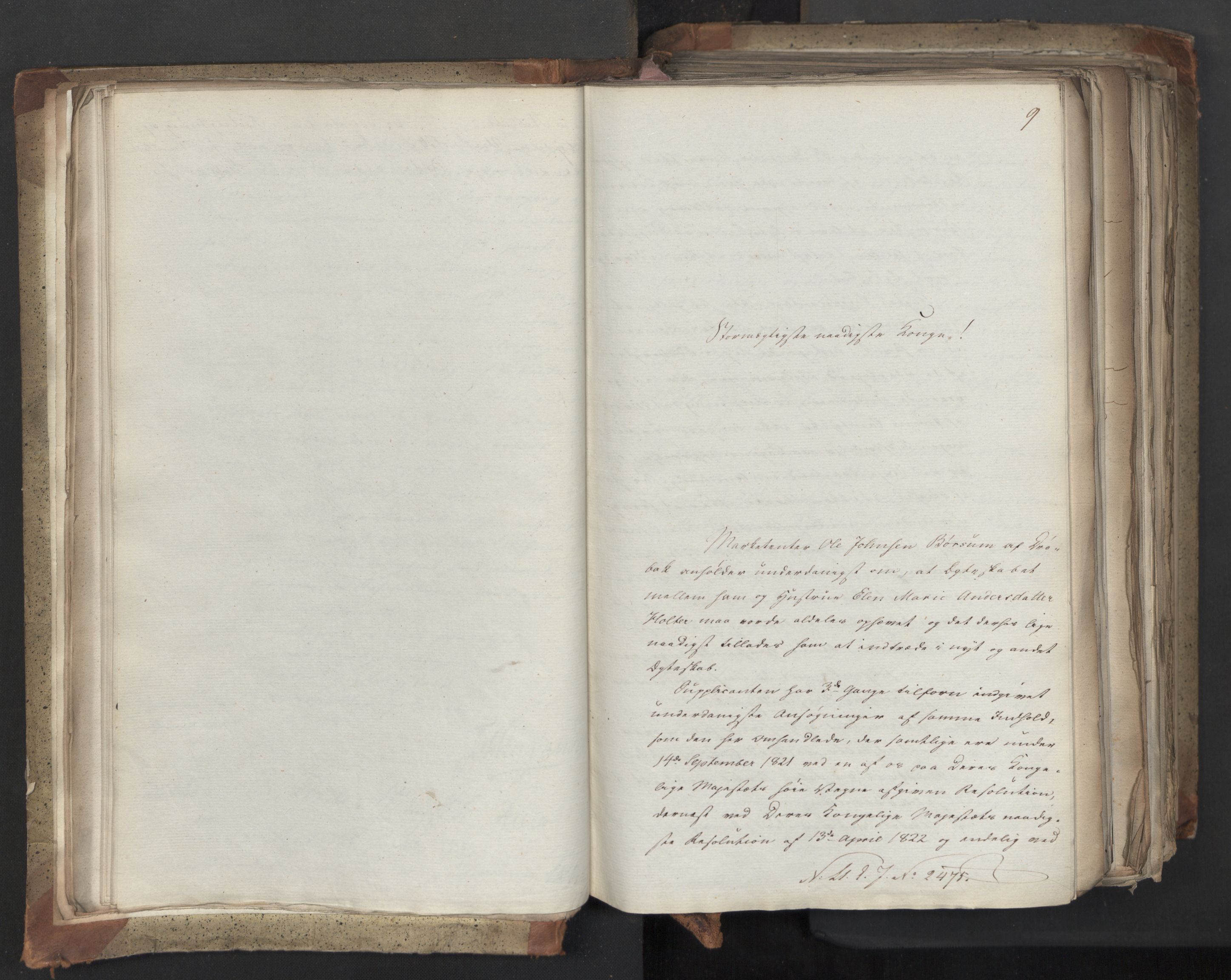 Statsrådsavdelingen i Stockholm, AV/RA-S-1003/D/Da/L0042: Regjeringsinnstillinger nr. 2467-2705, 1825, s. 24