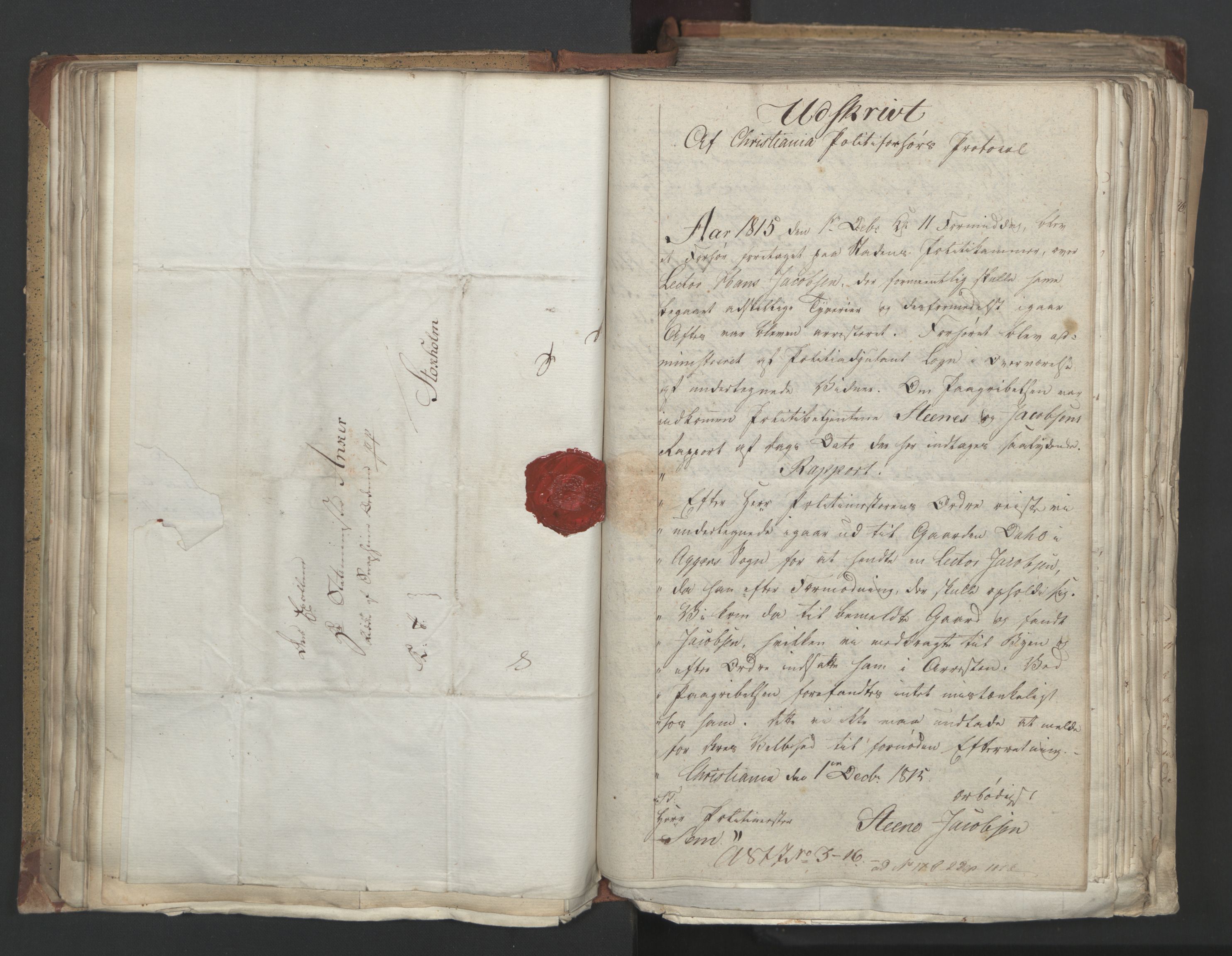 Statsrådsavdelingen i Stockholm, AV/RA-S-1003/D/Da/L0005: Regjeringsinnstillinger nr. 1000-1246, 1816, s. 99