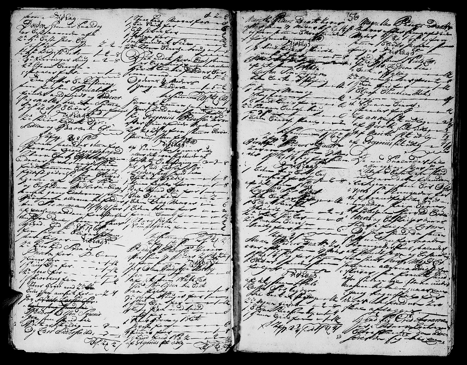 Helgeland sorenskriveri, SAT/A-0004/3/3A/L0027: Konseptprotokoll 12, 1752, s. 55b-56a