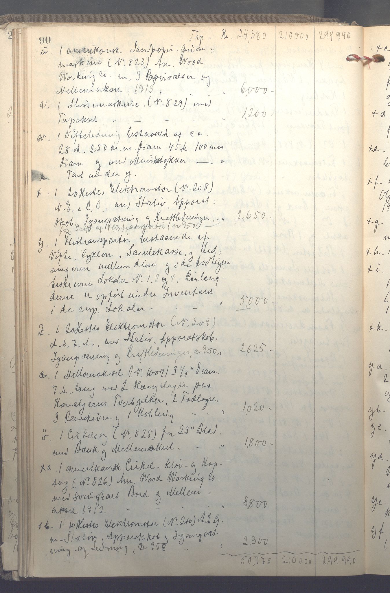 Lensmennene i Aker, OBA/A-10133/F/Fb/L0002: Branntakstprotokoll, 1922-1929, s. 90