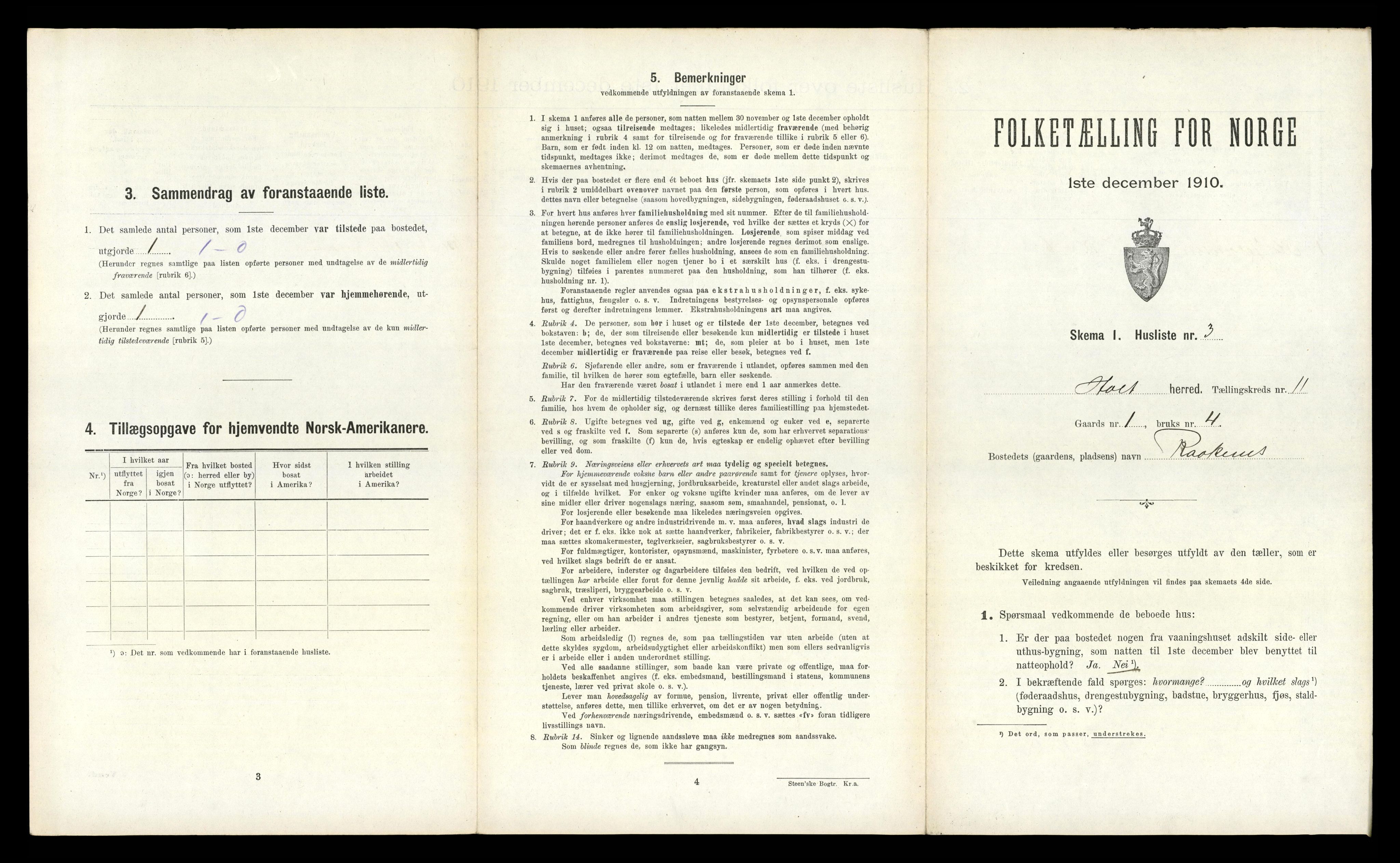 RA, Folketelling 1910 for 0914 Holt herred, 1910, s. 1254