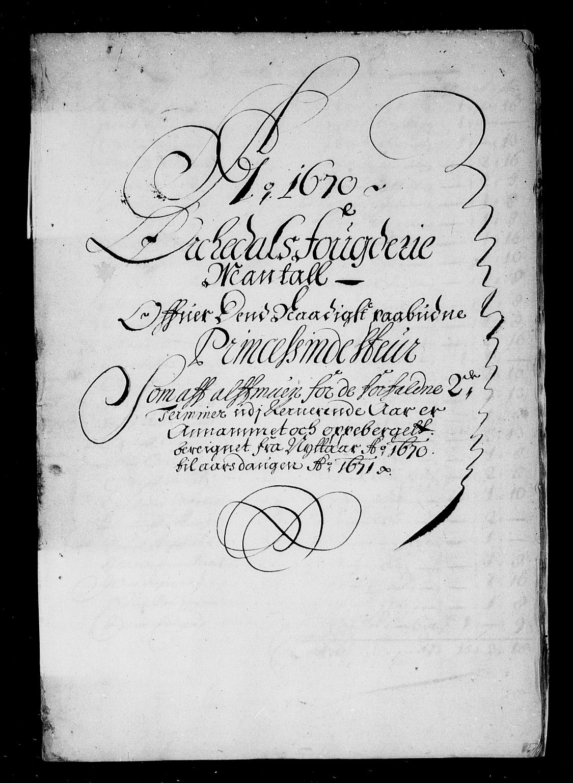 Rentekammeret inntil 1814, Reviderte regnskaper, Stiftamtstueregnskaper, Trondheim stiftamt og Nordland amt, RA/EA-6044/R/Rd/L0035: Trondheim stiftamt, 1668-1671