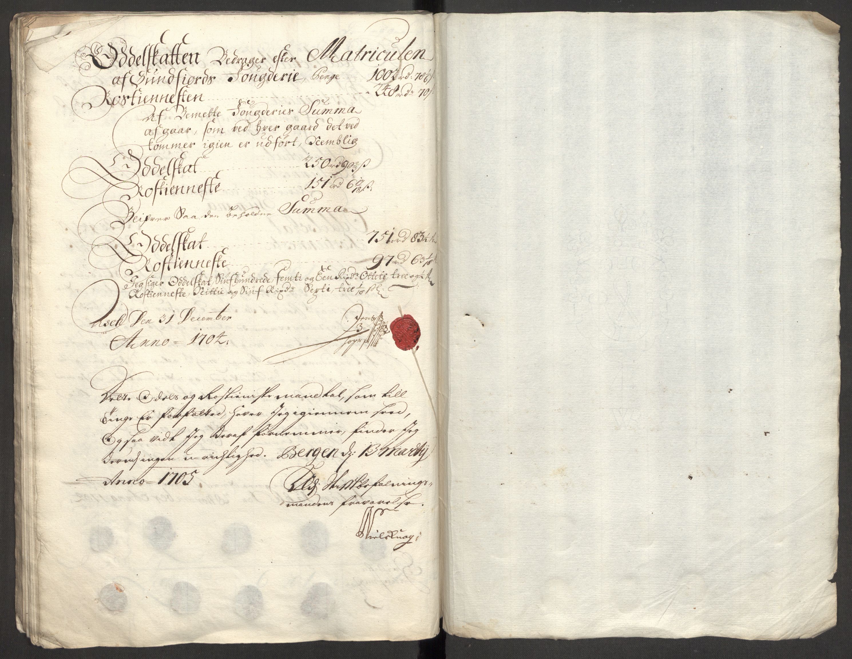 Rentekammeret inntil 1814, Reviderte regnskaper, Fogderegnskap, RA/EA-4092/R53/L3428: Fogderegnskap Sunn- og Nordfjord, 1704, s. 114