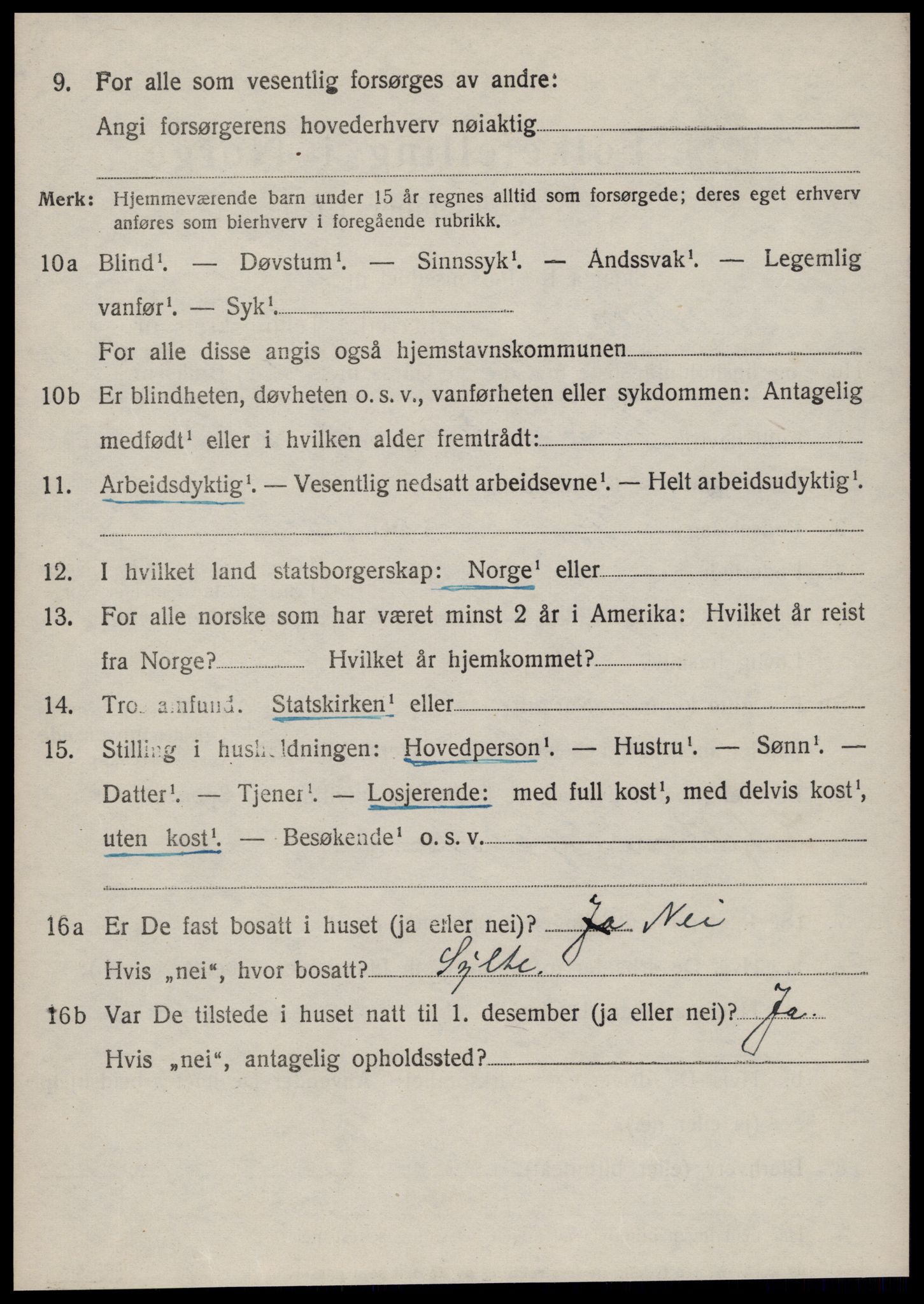 SAT, Folketelling 1920 for 1535 Vestnes herred, 1920, s. 3098