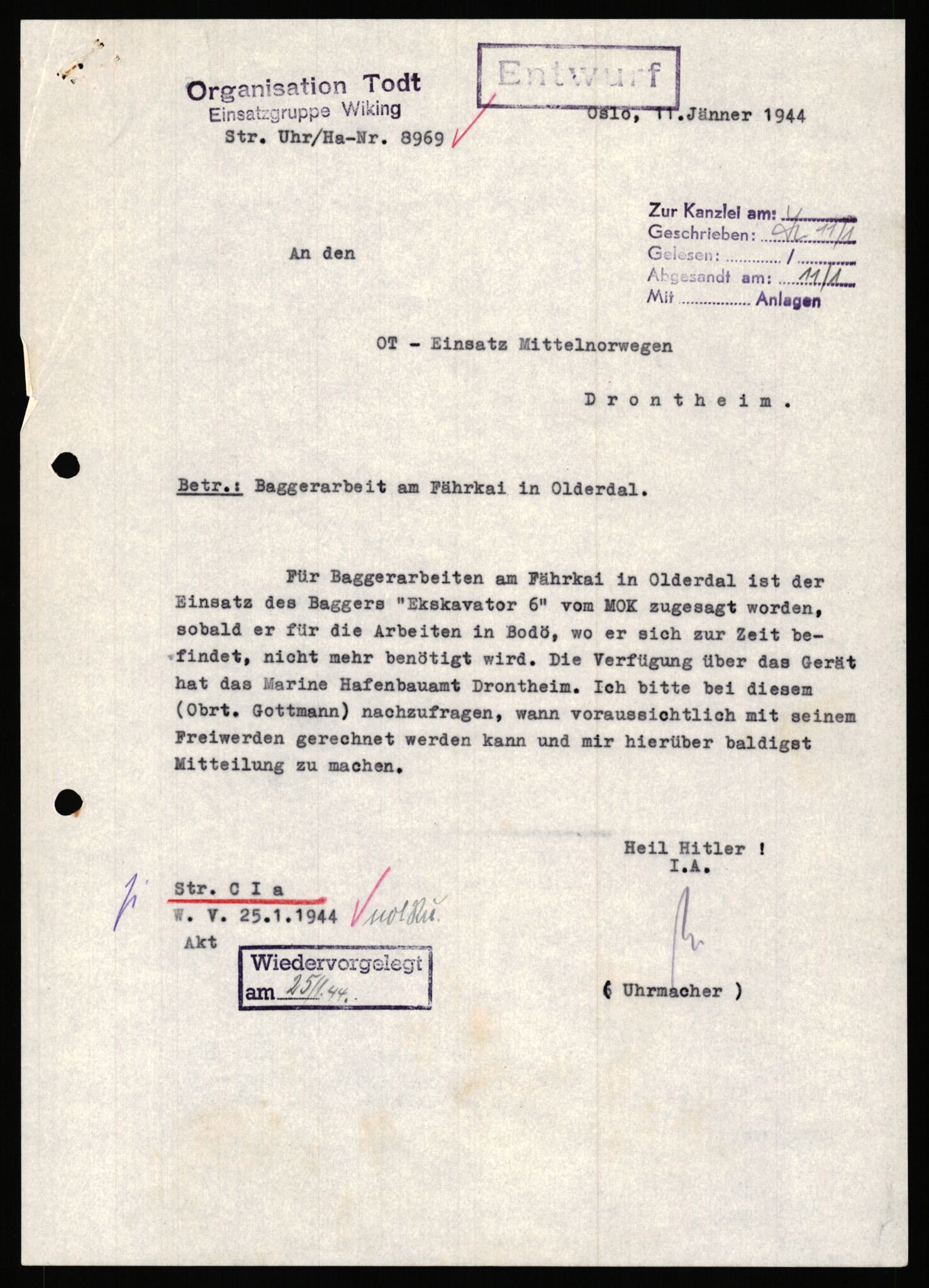 Tyske arkiver, Organisation Todt (OT), Einsatzgruppe Wiking, AV/RA-RAFA-2188/1/E/E2/E2d/L0023: Fähren und Anlegen, 1942-1944, s. 82